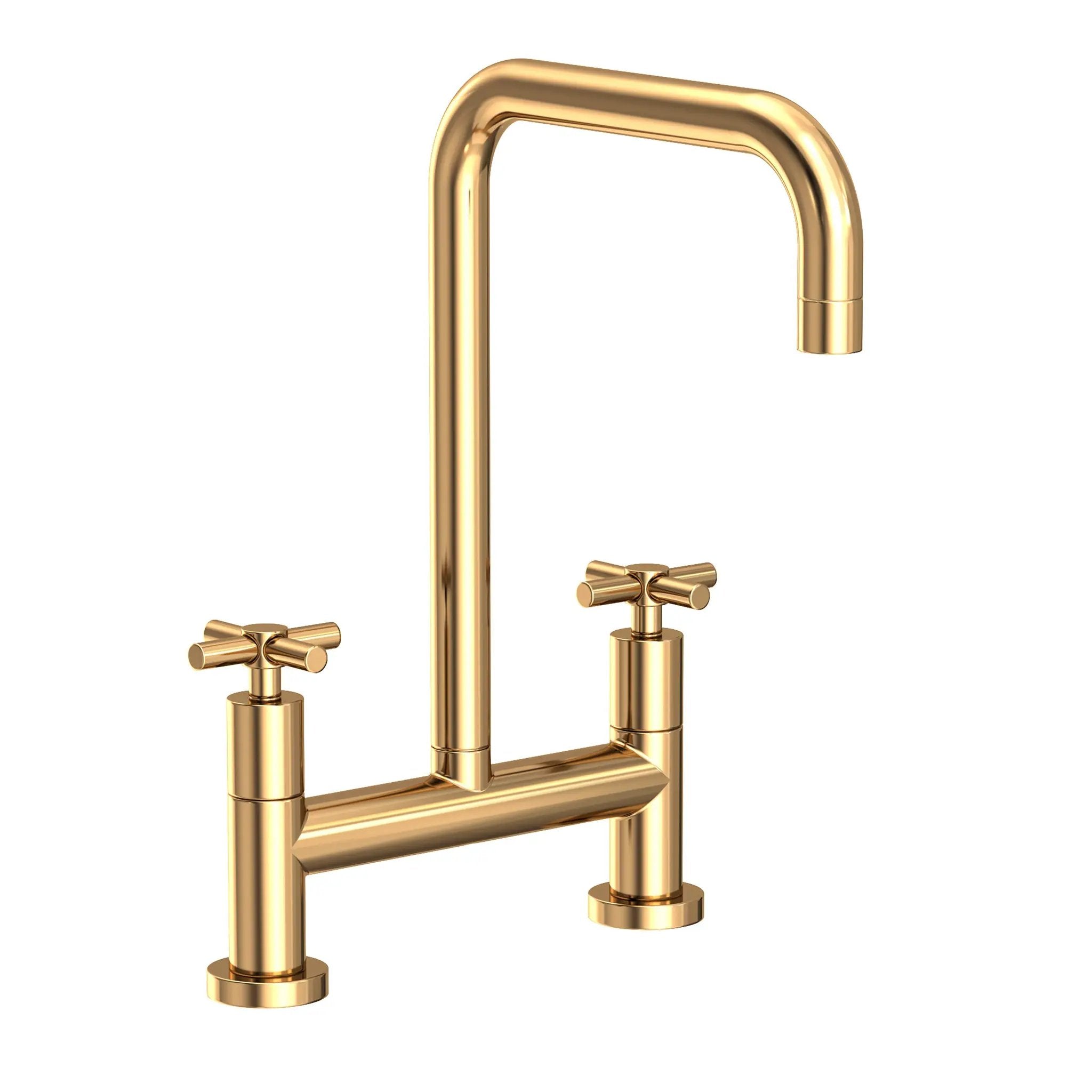 Newport Brass East Square Kitchen Bridge Faucet by Newport Brass