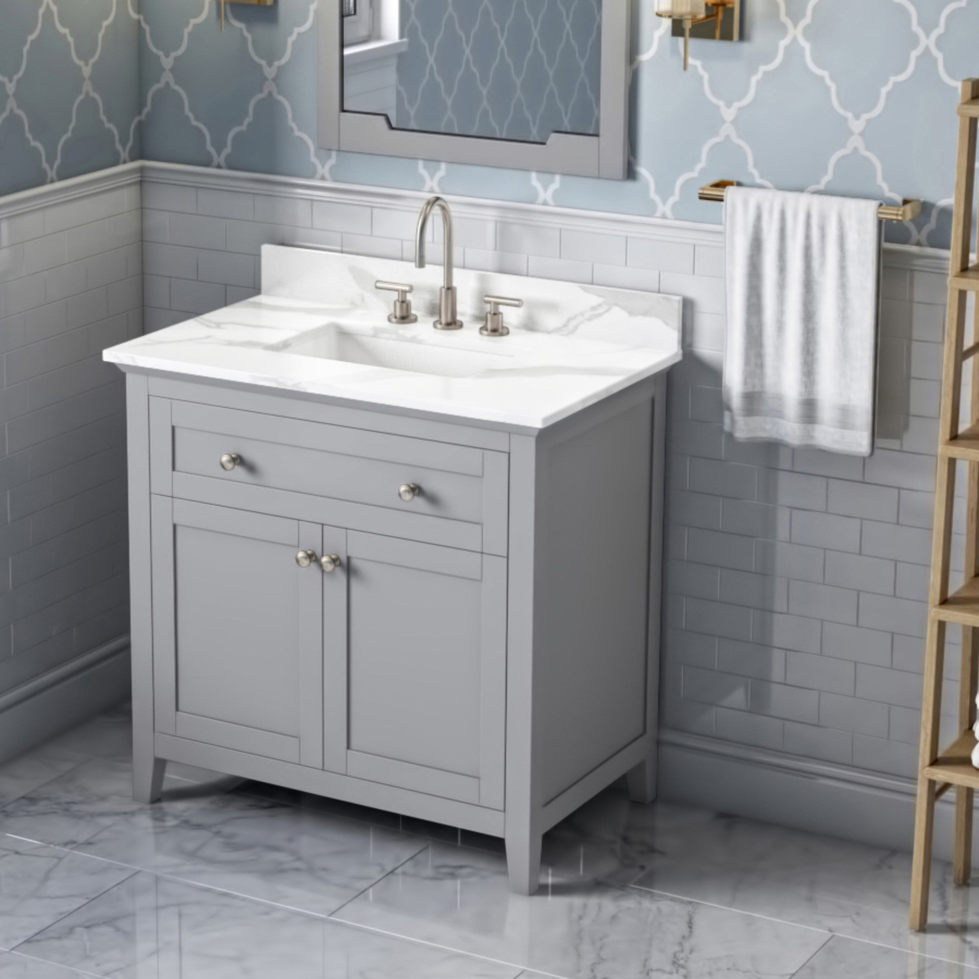 Jeffrey Alexander 36" Chatham Vanity Set