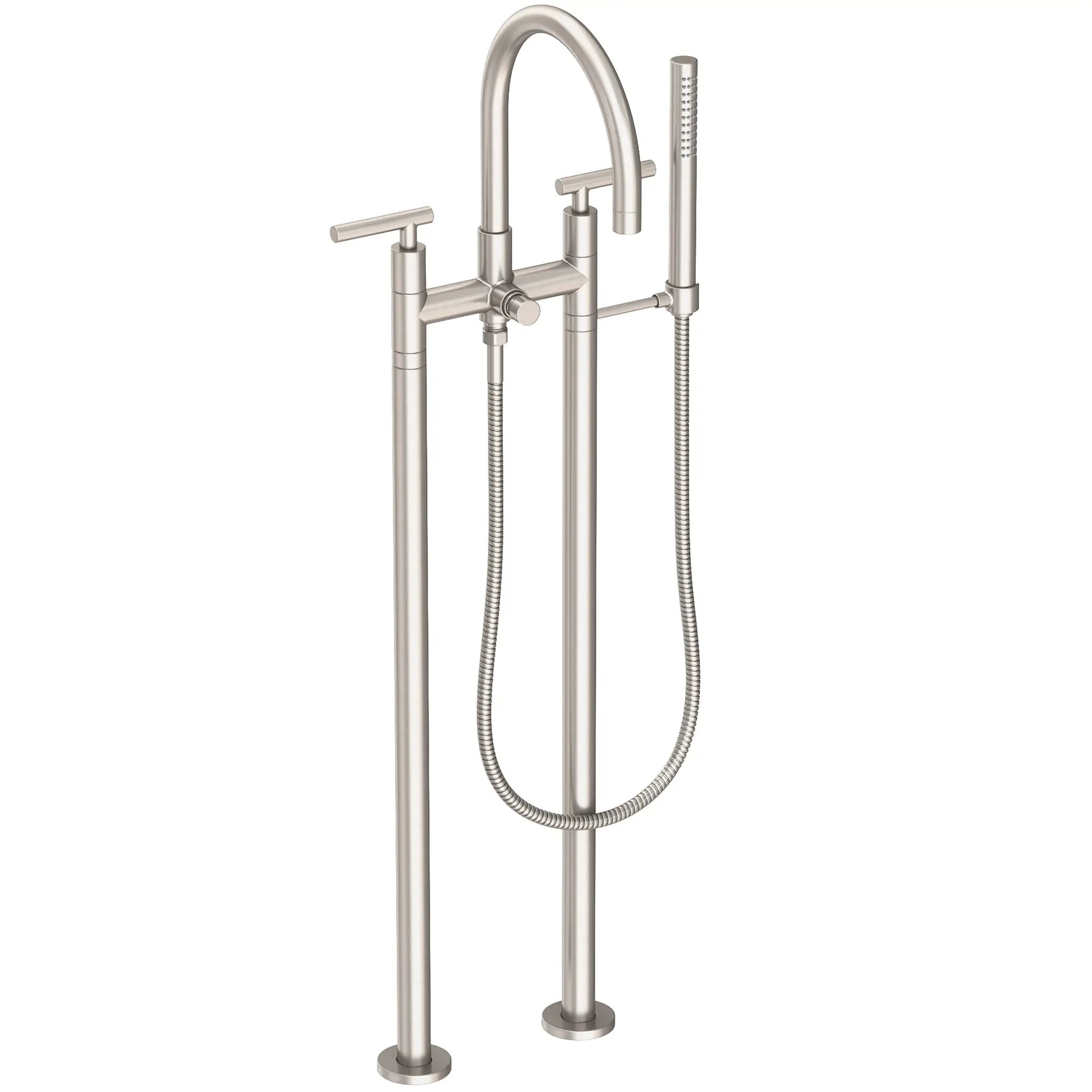 Newport Brass East Linear Exposed Tub & Hand Shower Set w/Risers by Newport Brass