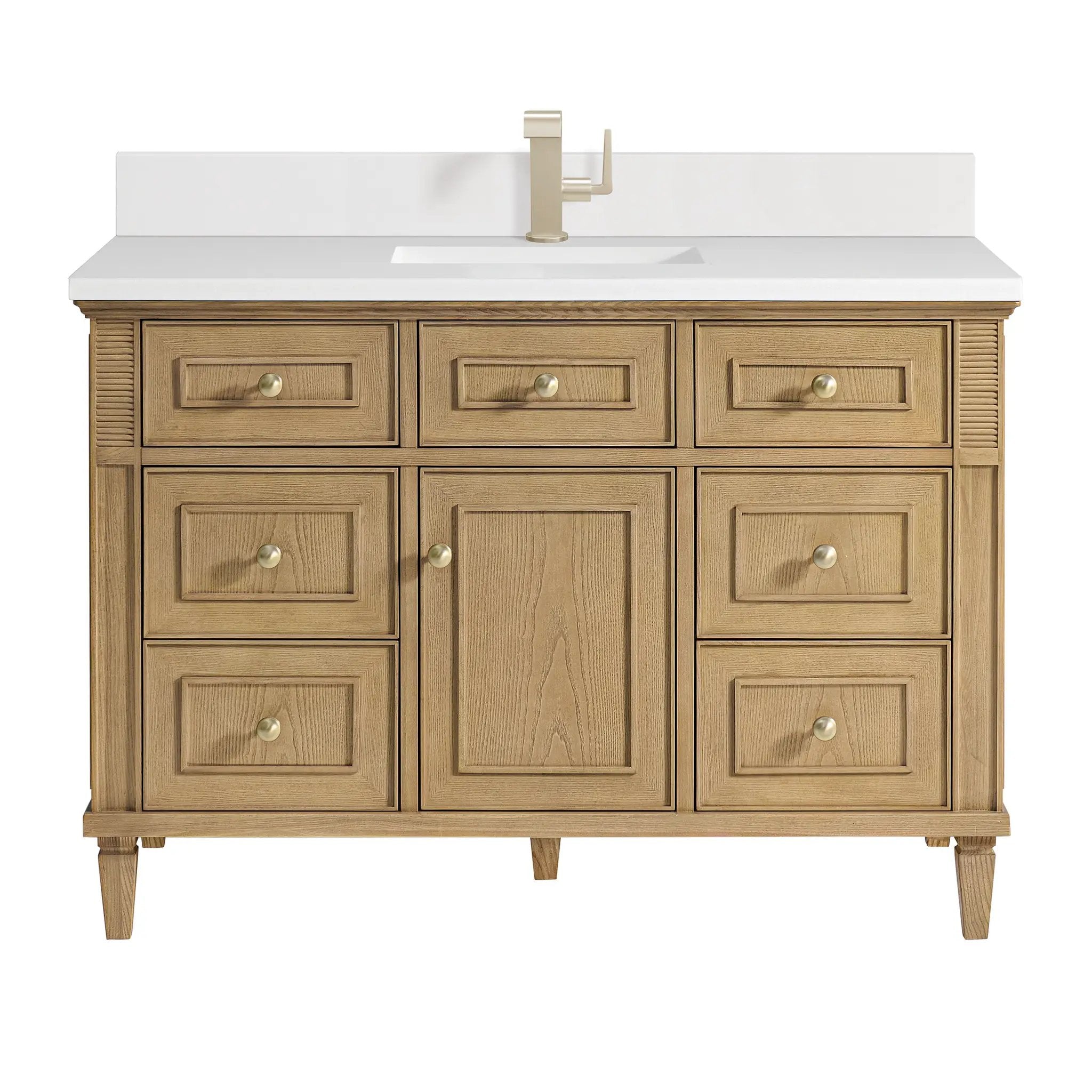 James Martin Lorelai 48" Single Vanity Set - Light Natural Oak by James Martin Vanities