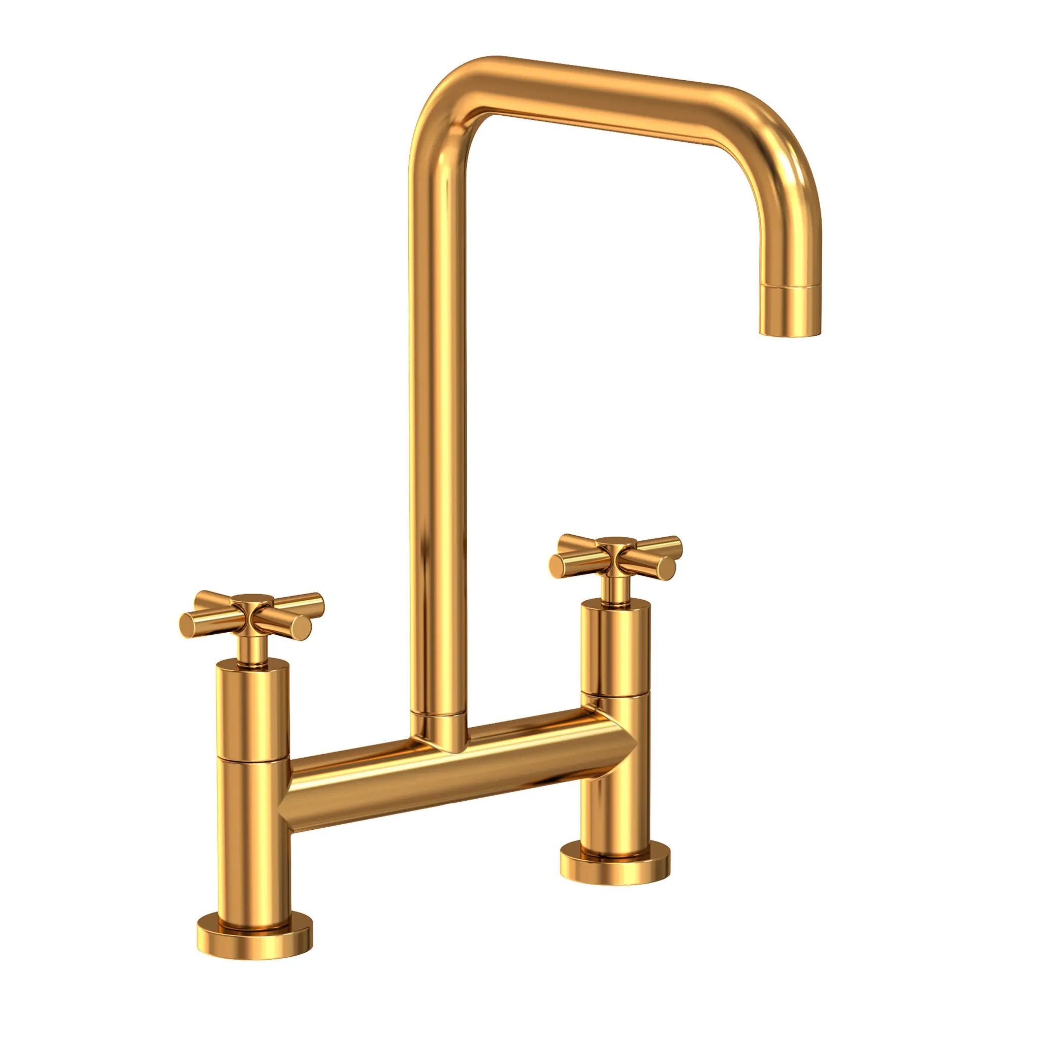 Newport Brass East Square Kitchen Bridge Faucet by Newport Brass