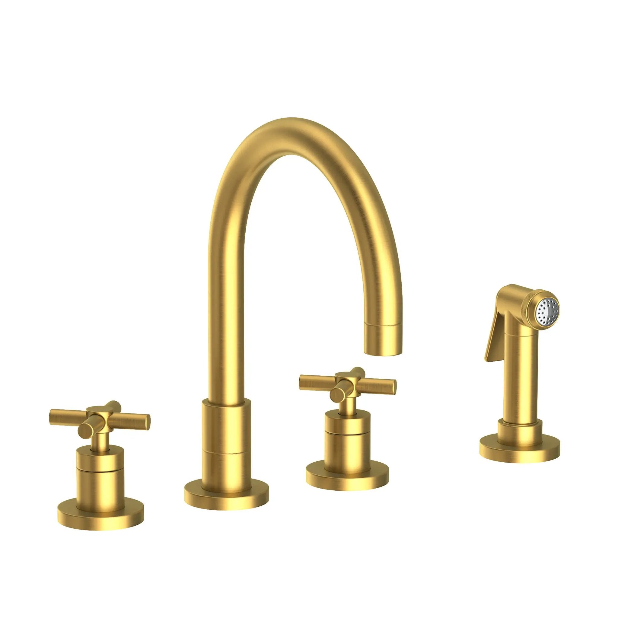 Newport Brass East Linear Kitchen Faucet with Side Spray by Newport Brass