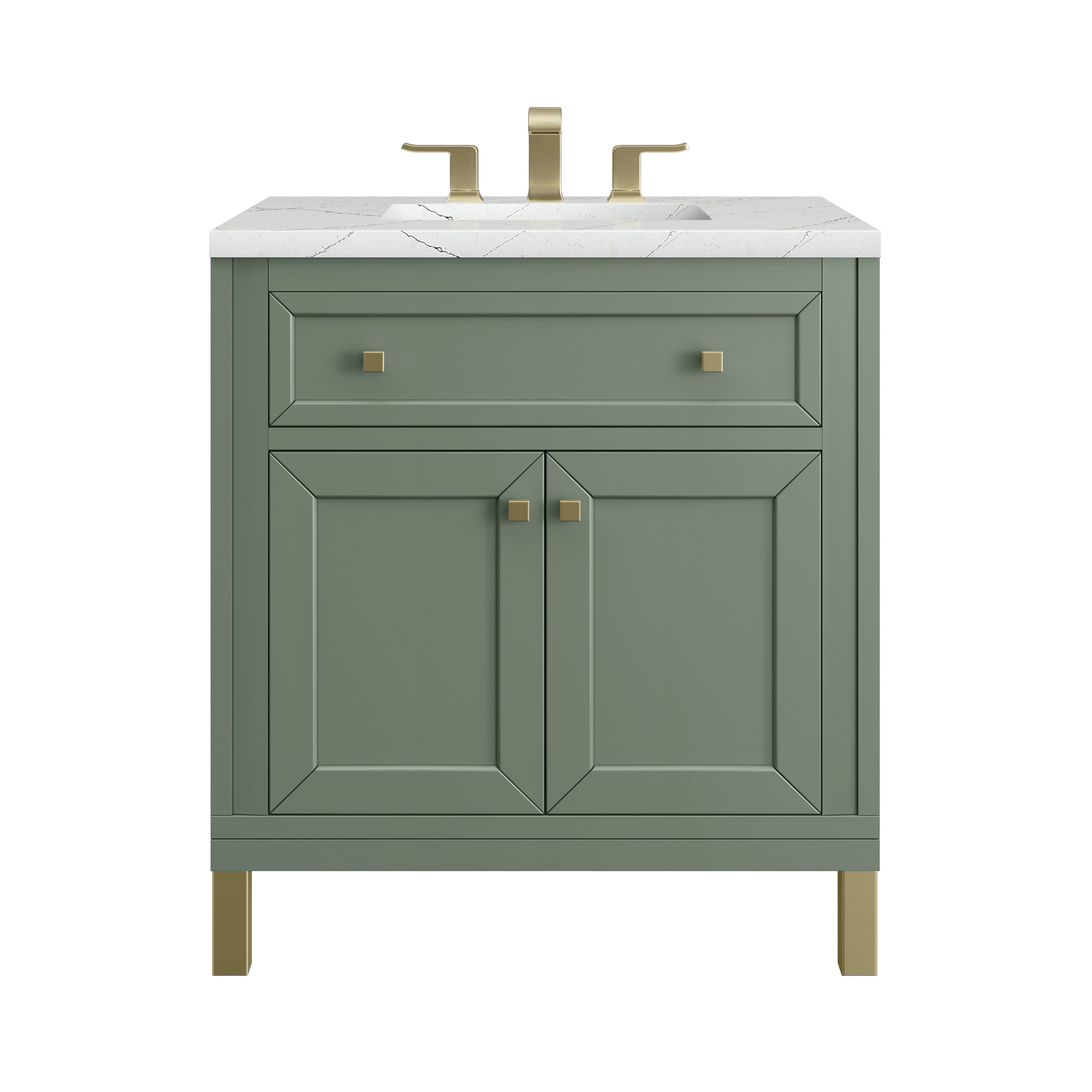 James Martin Vanities Chicago 30" Single Vanity - Smokey Celadon