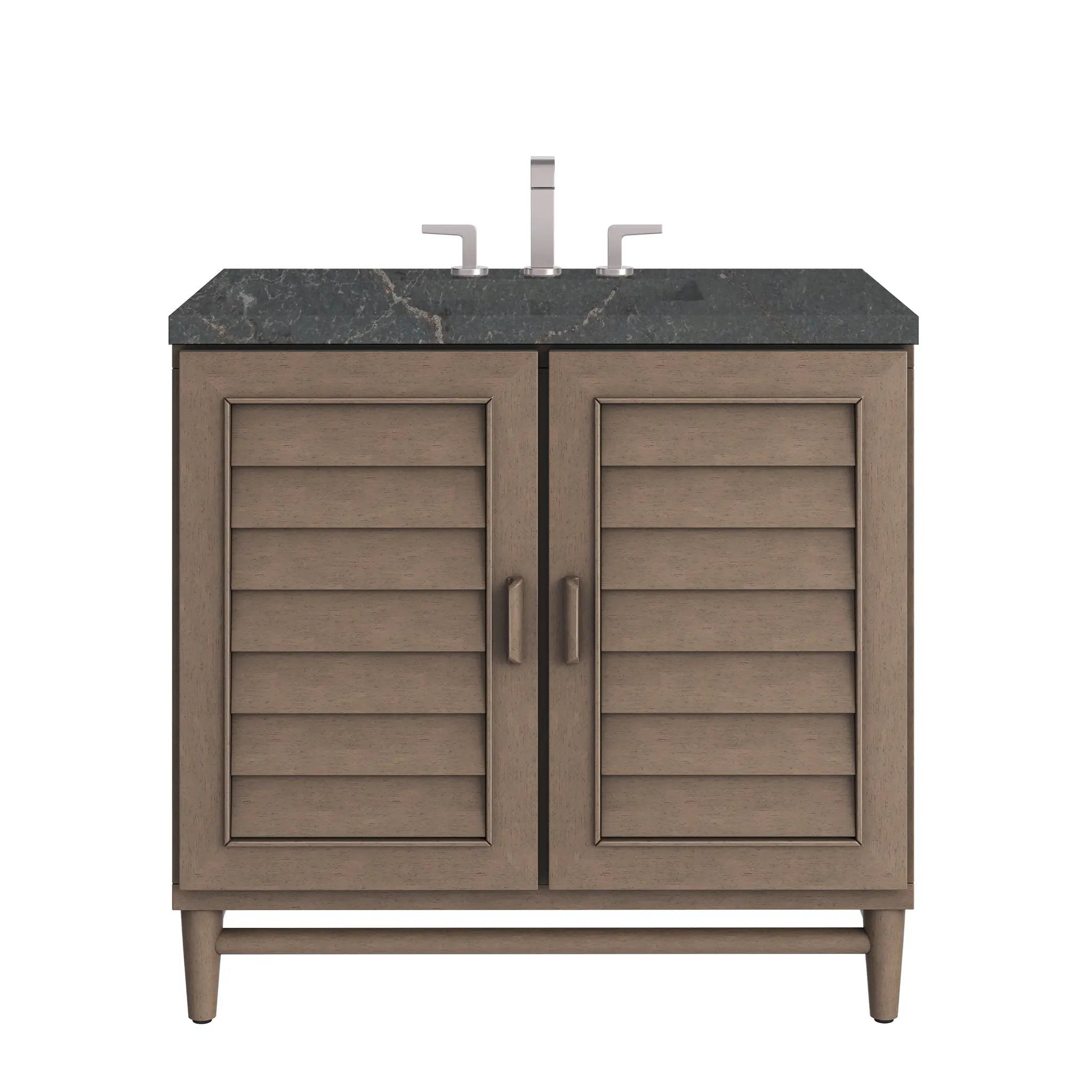 James Martin Portland 36" Single Vanity Set - Whitewashed Walnut by James Martin Vanities