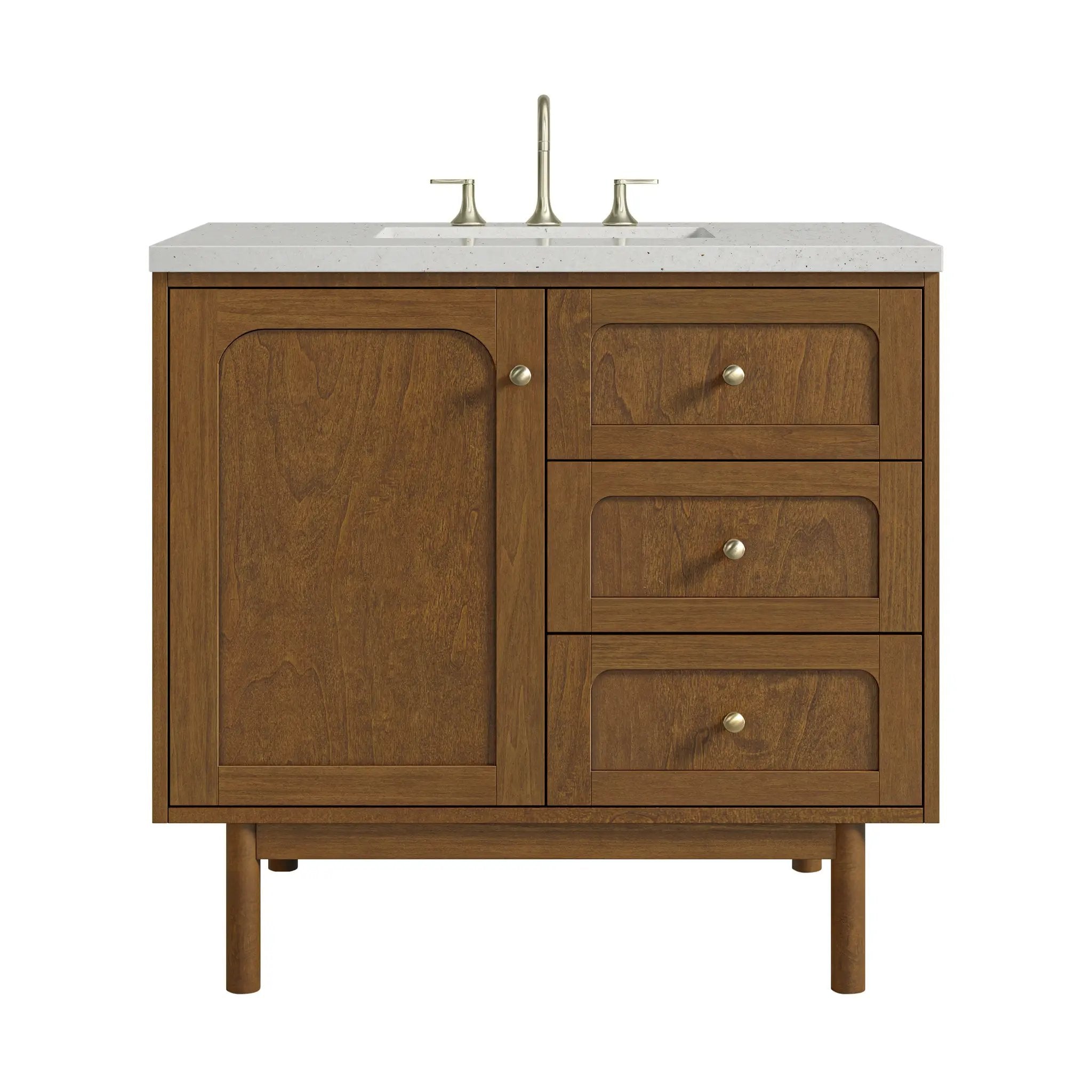 James Martin Laurent 36" Single Vanity Set - Honey Oak by James Martin Vanities