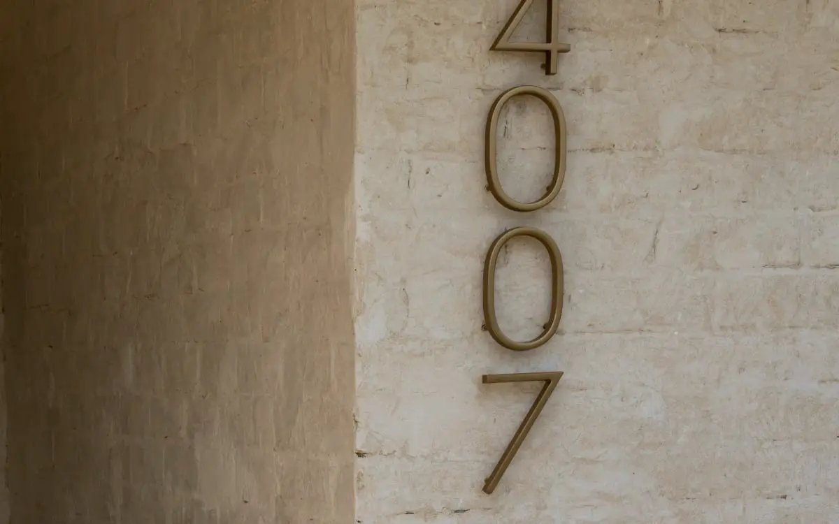 house number