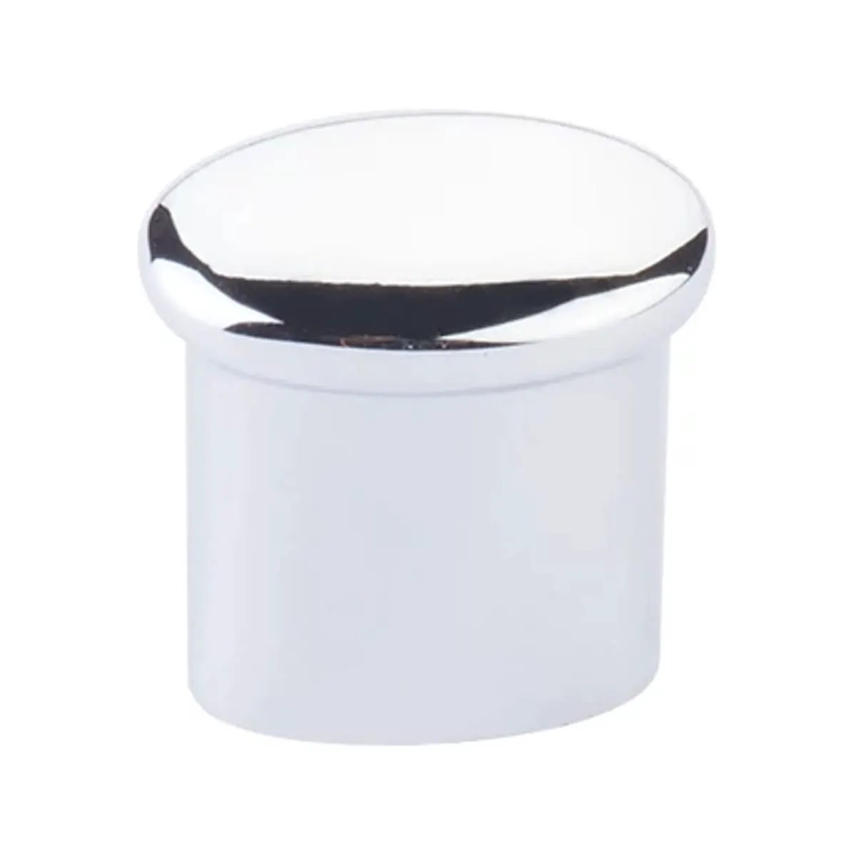 polished chrome cabinet button knob