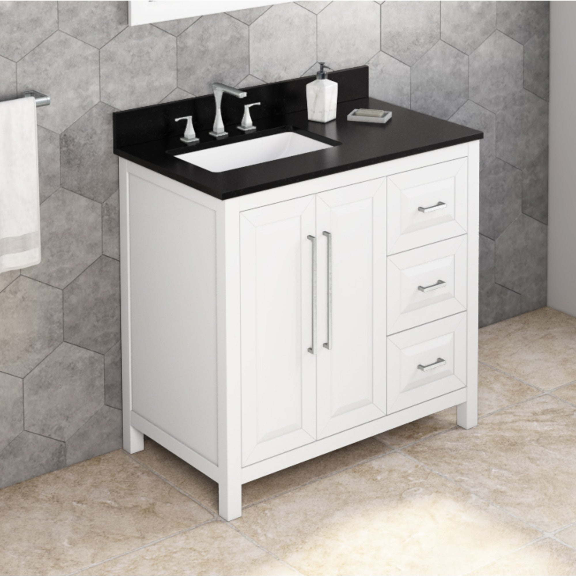 Jeffrey Alexander 36" Cade Vanity Set