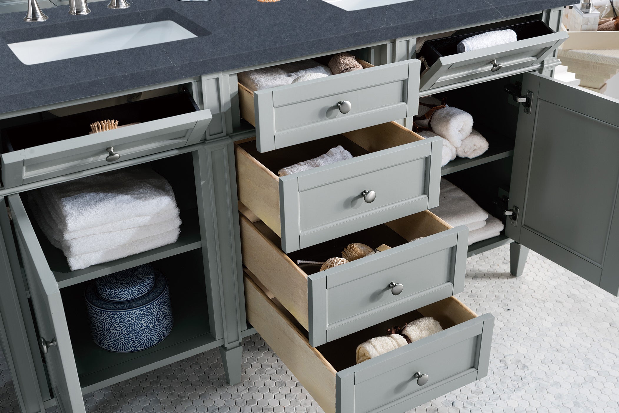urban gray vanity