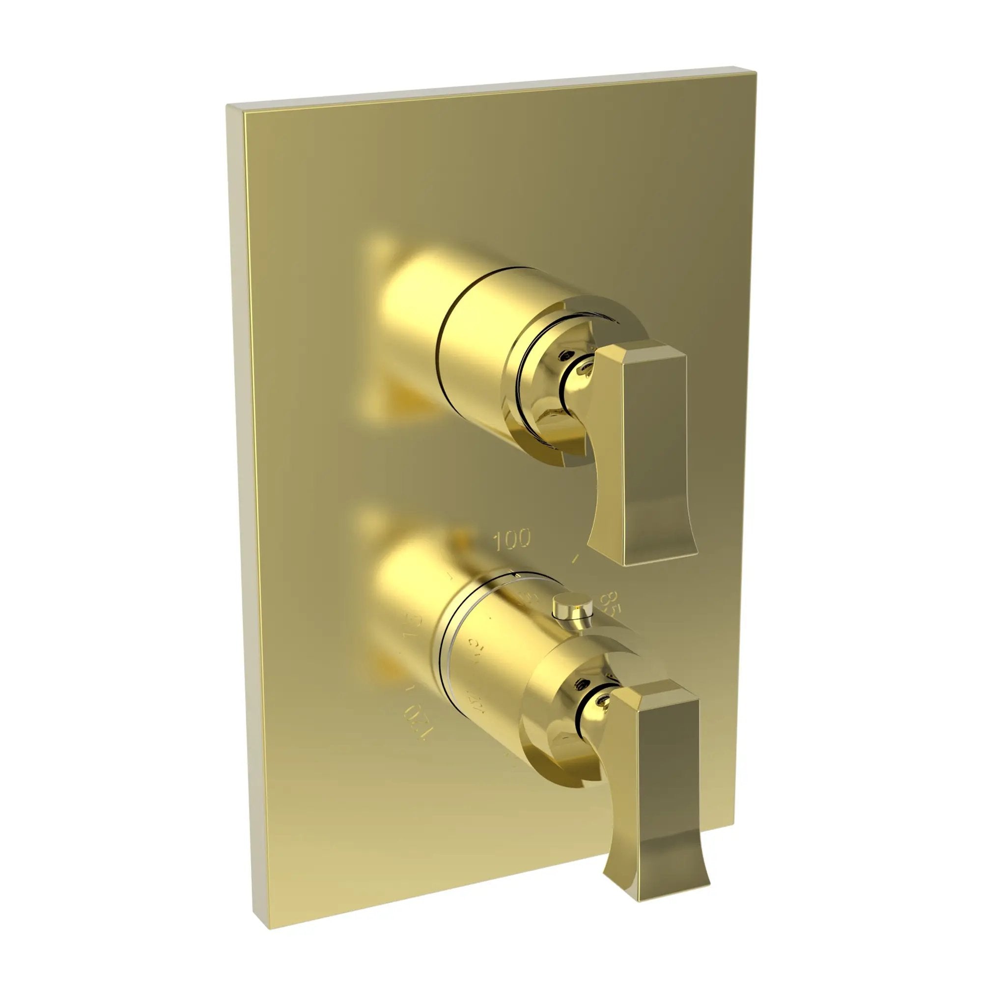 Newport Brass Joffrey 1/2" Square Thermostatic Trim Plate with Handle by Newport Brass