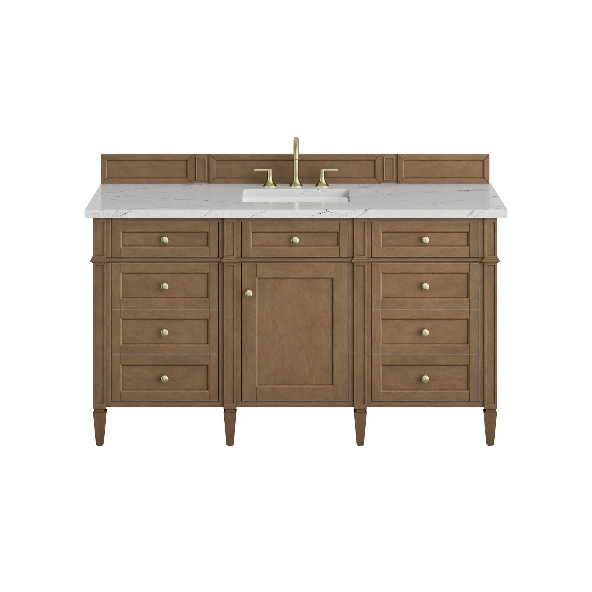 James Martin Brittany 60" Single Vanity Set - Pecan by James Martin Vanities