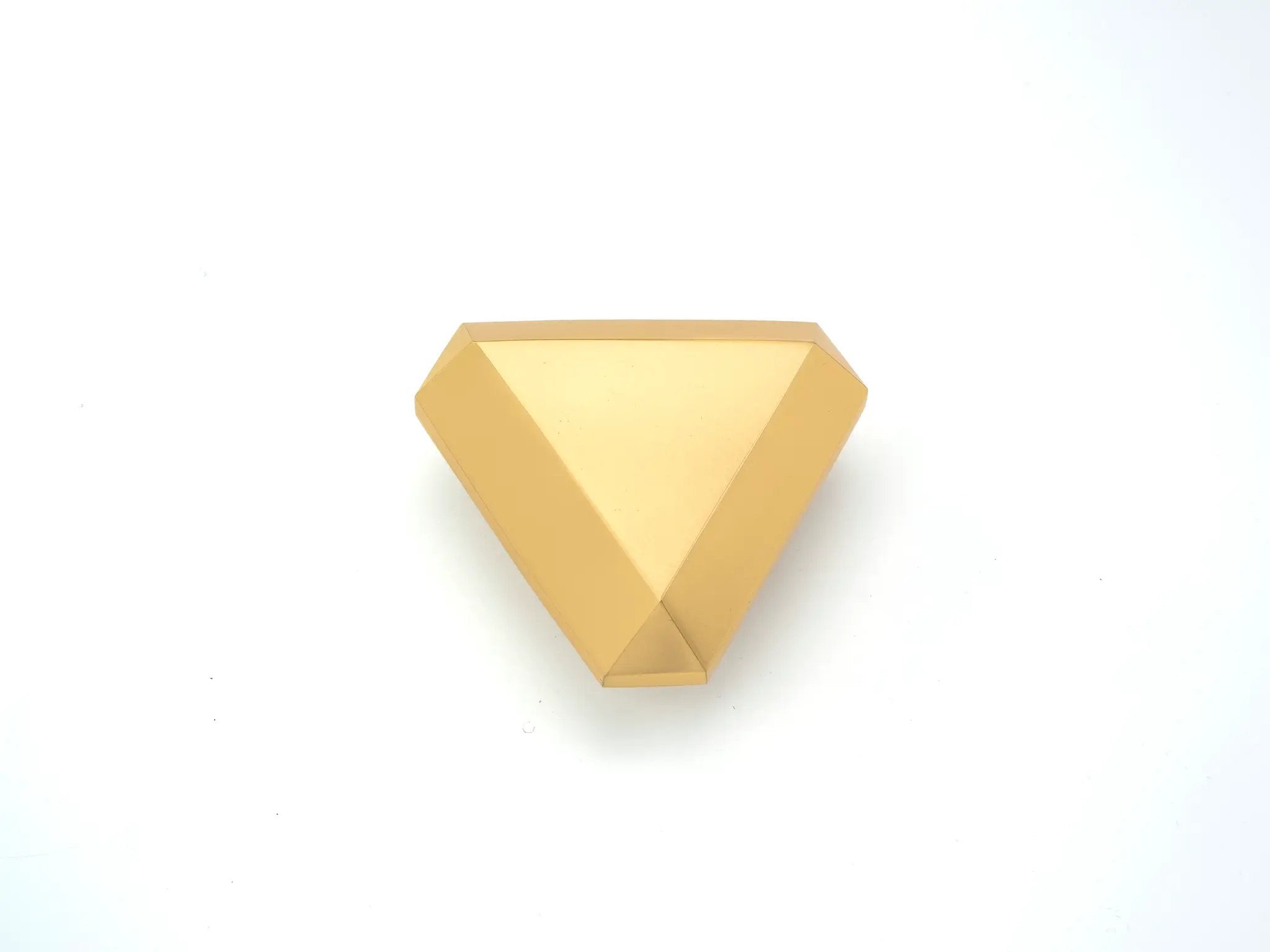 satin brass knob