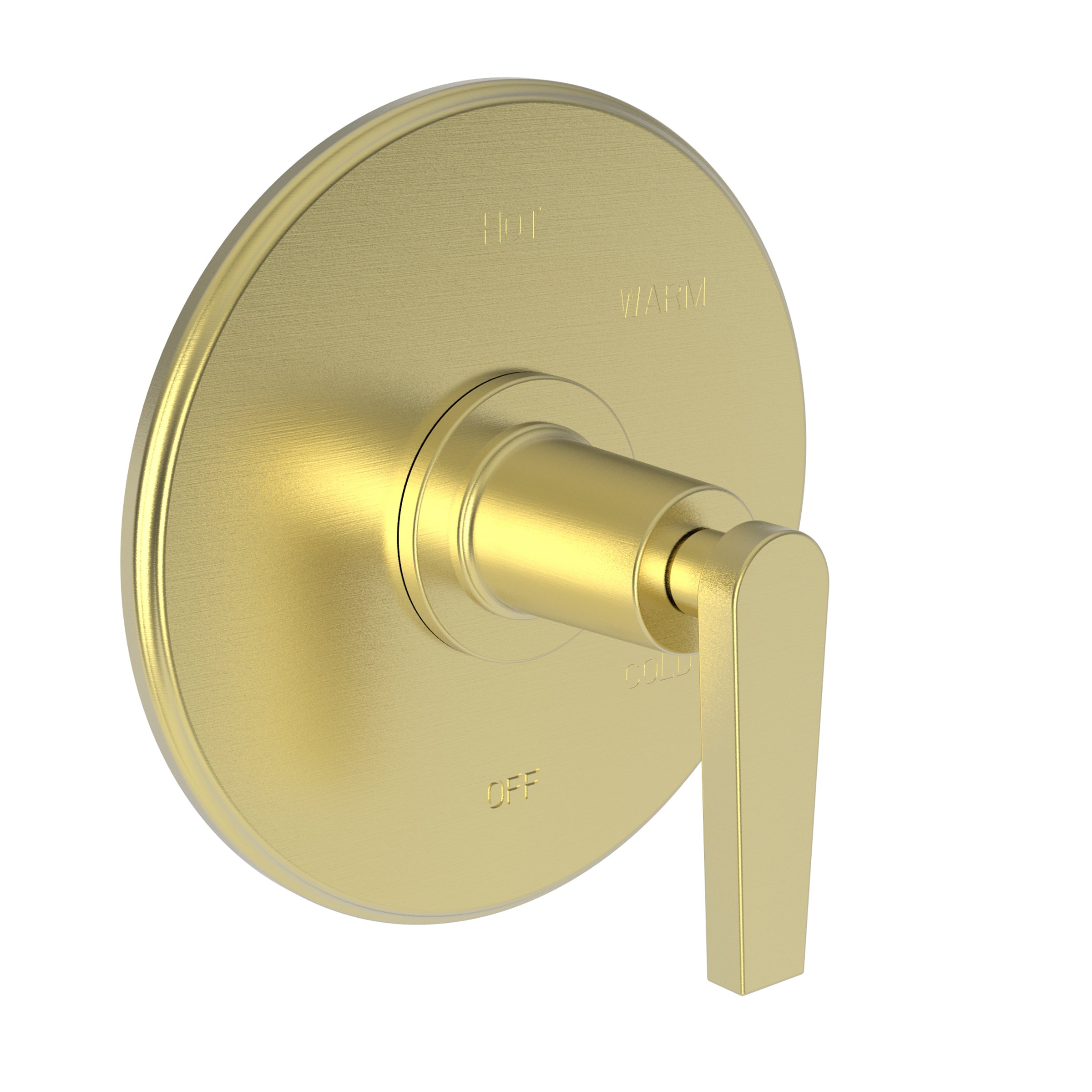Newport Brass Dorrance Balanced Pressure Shower Trim Plate with Handle. Less showerhead, arm and flange.