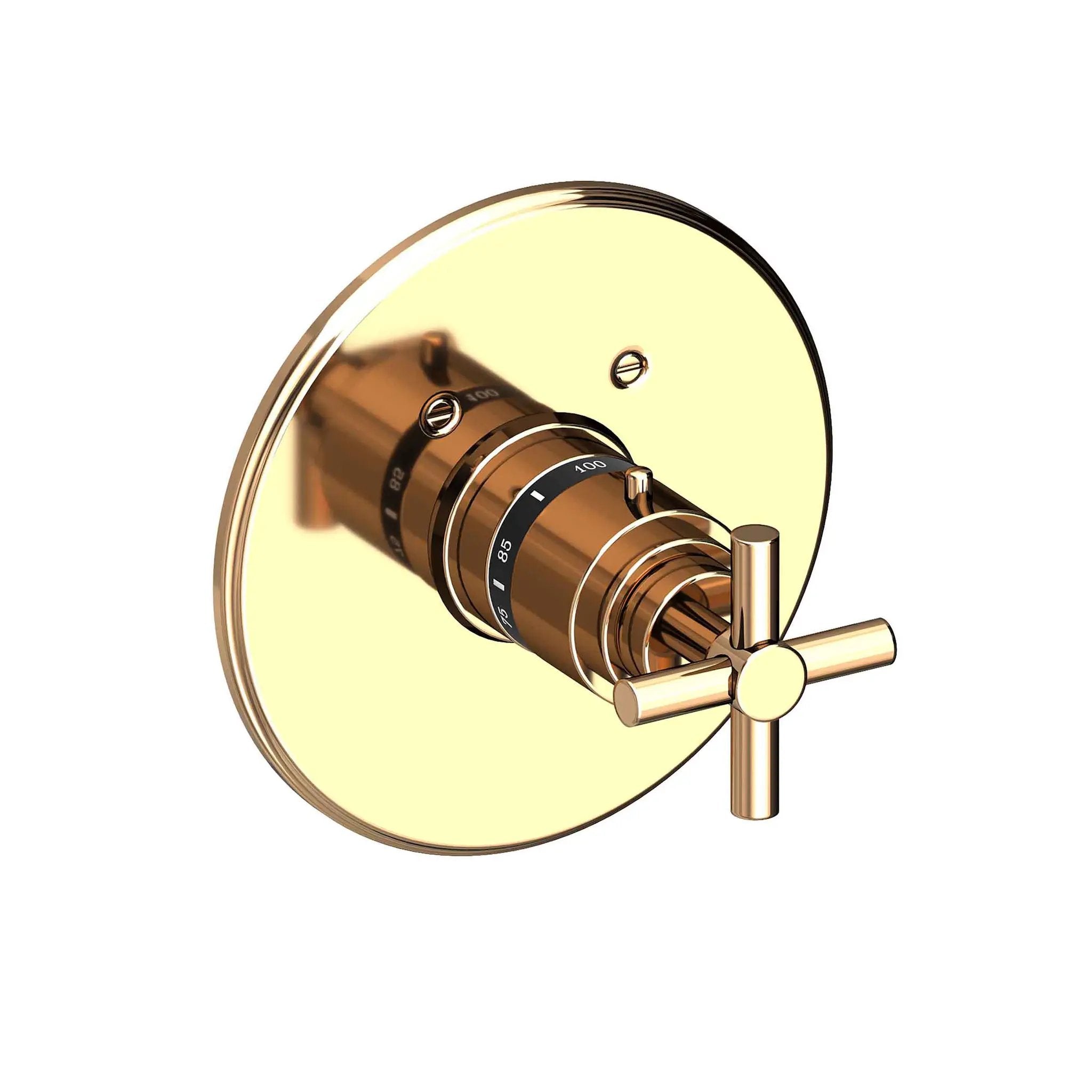 Newport Brass East Linear 3/4" Round Thermostatic Trim Plate with Handle by Newport Brass