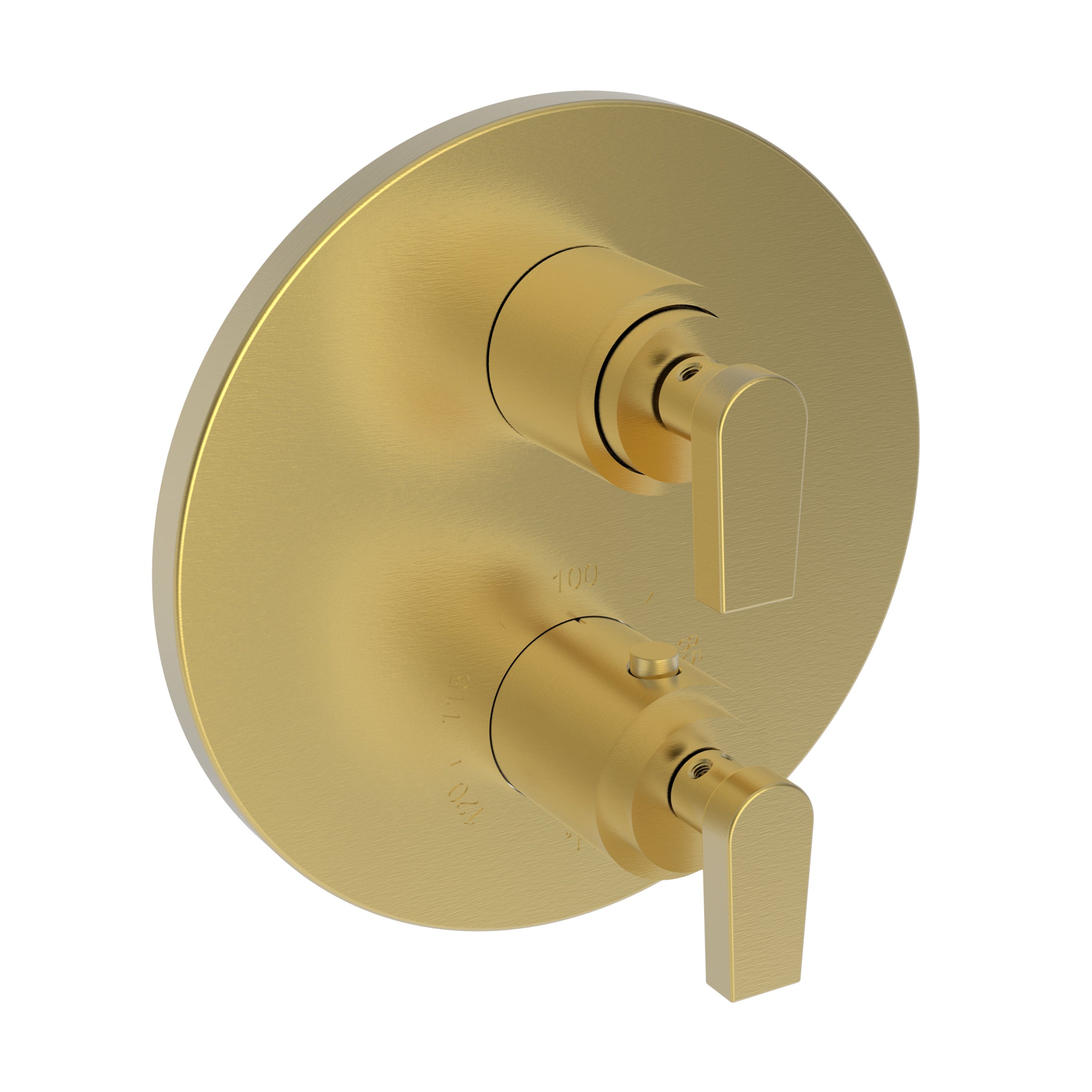 Newport Brass Dorrance 1/2" Round Thermostatic Trim Plate with Handle