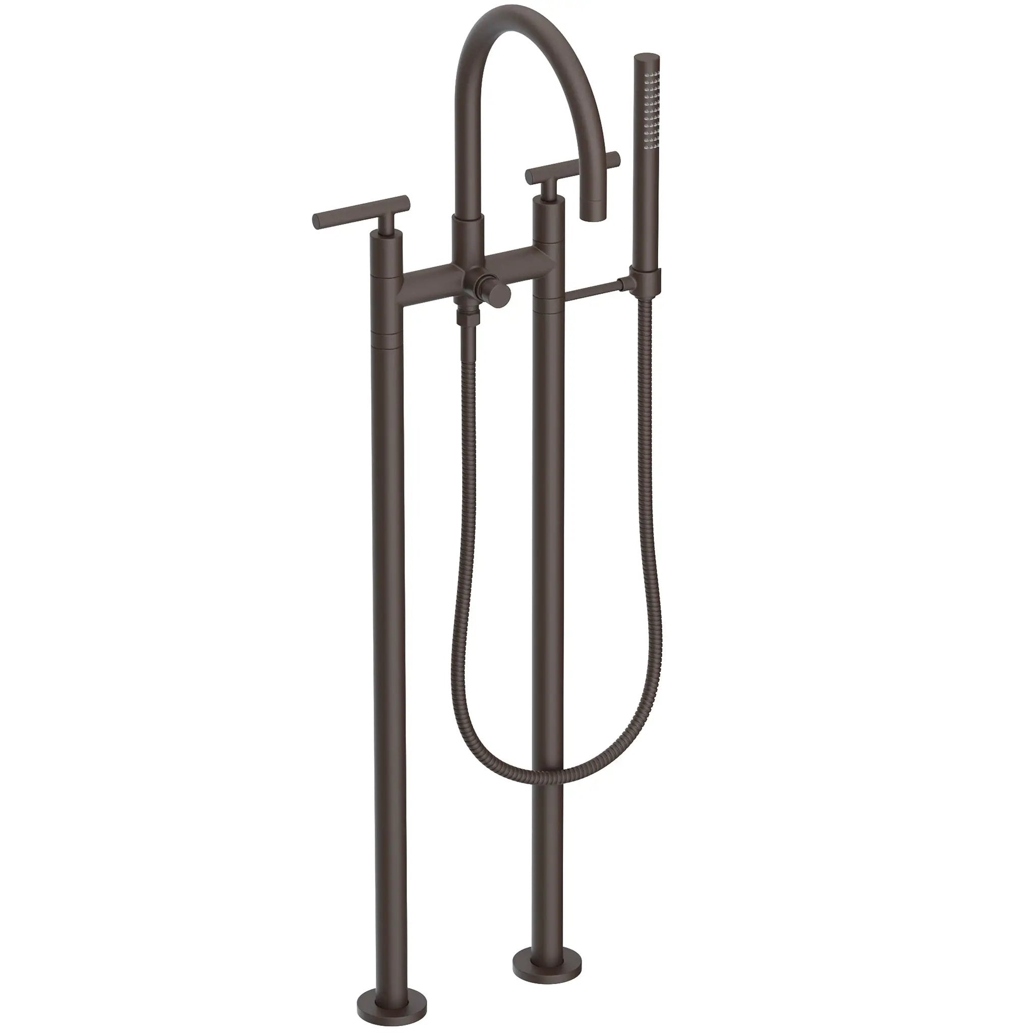 Newport Brass East Linear Exposed Tub & Hand Shower Set w/Risers by Newport Brass