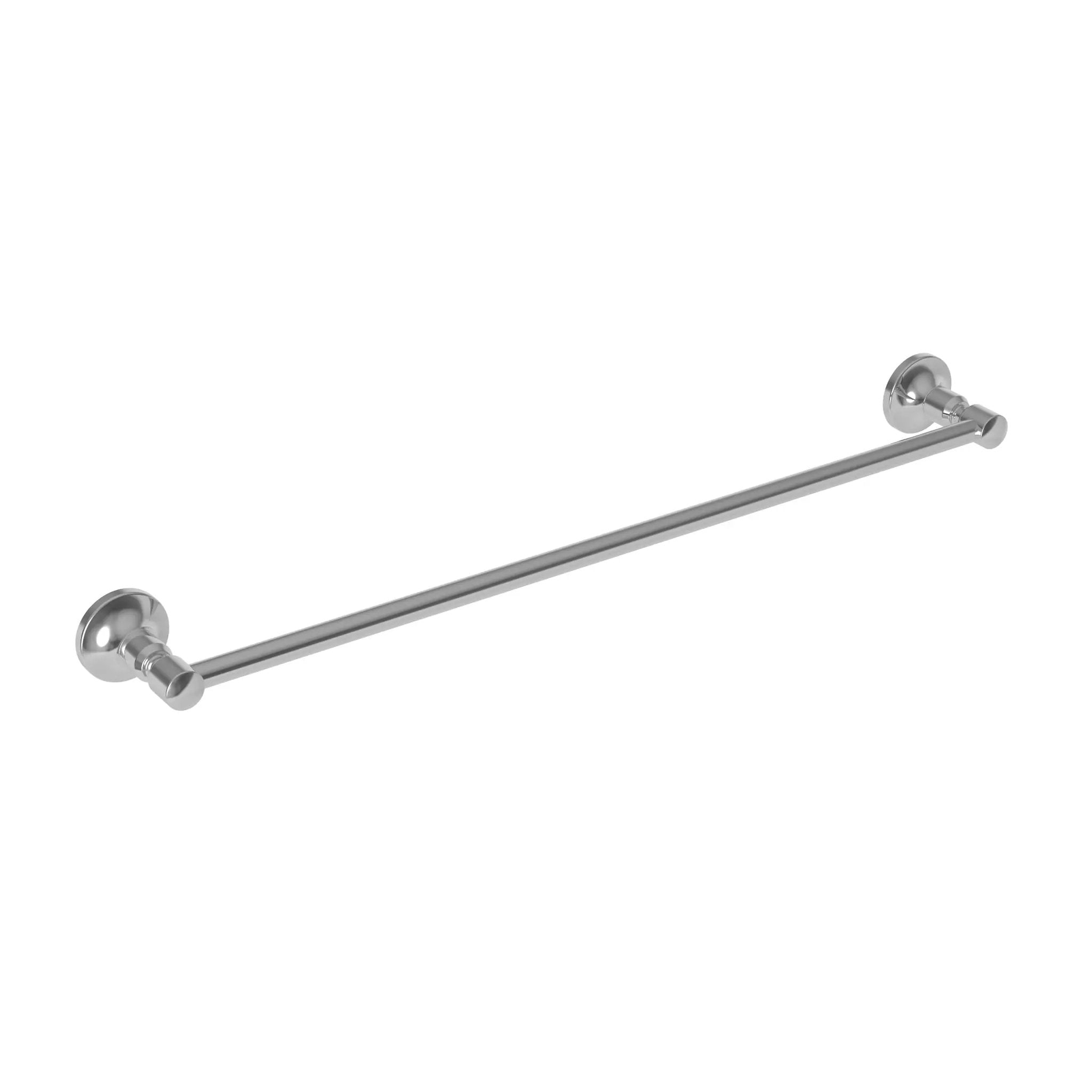 polished chrome towel bar
