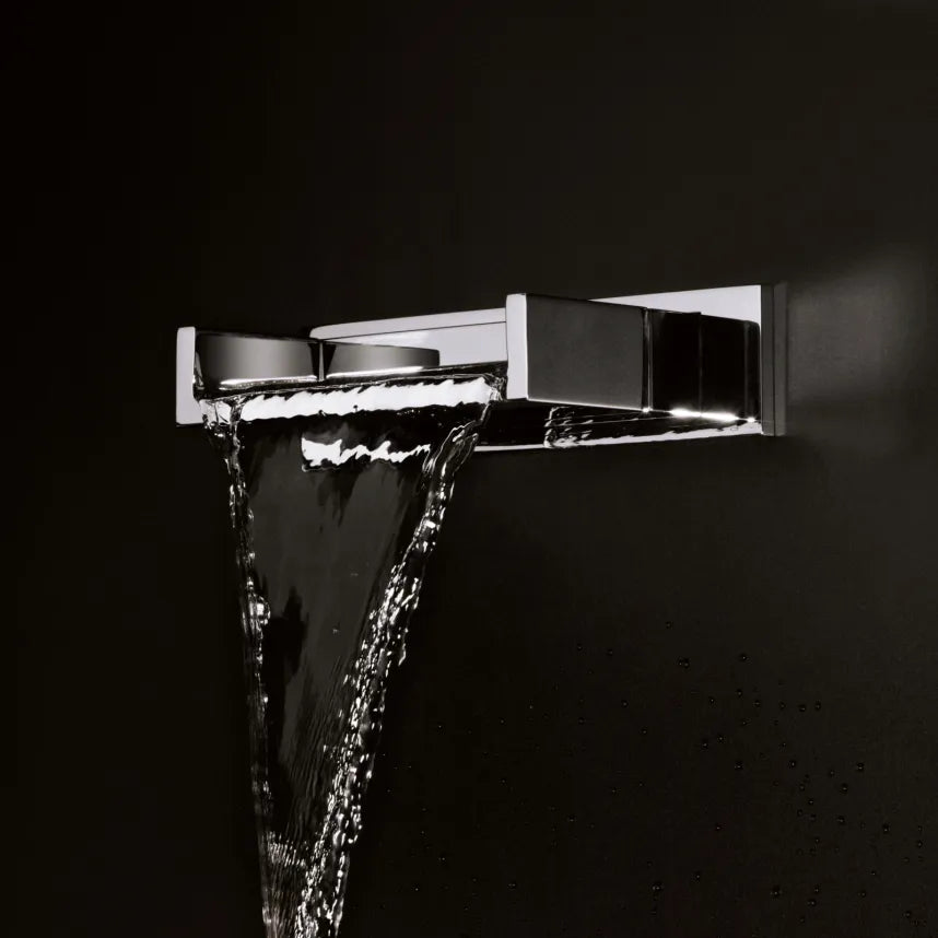 chrome cascade spout