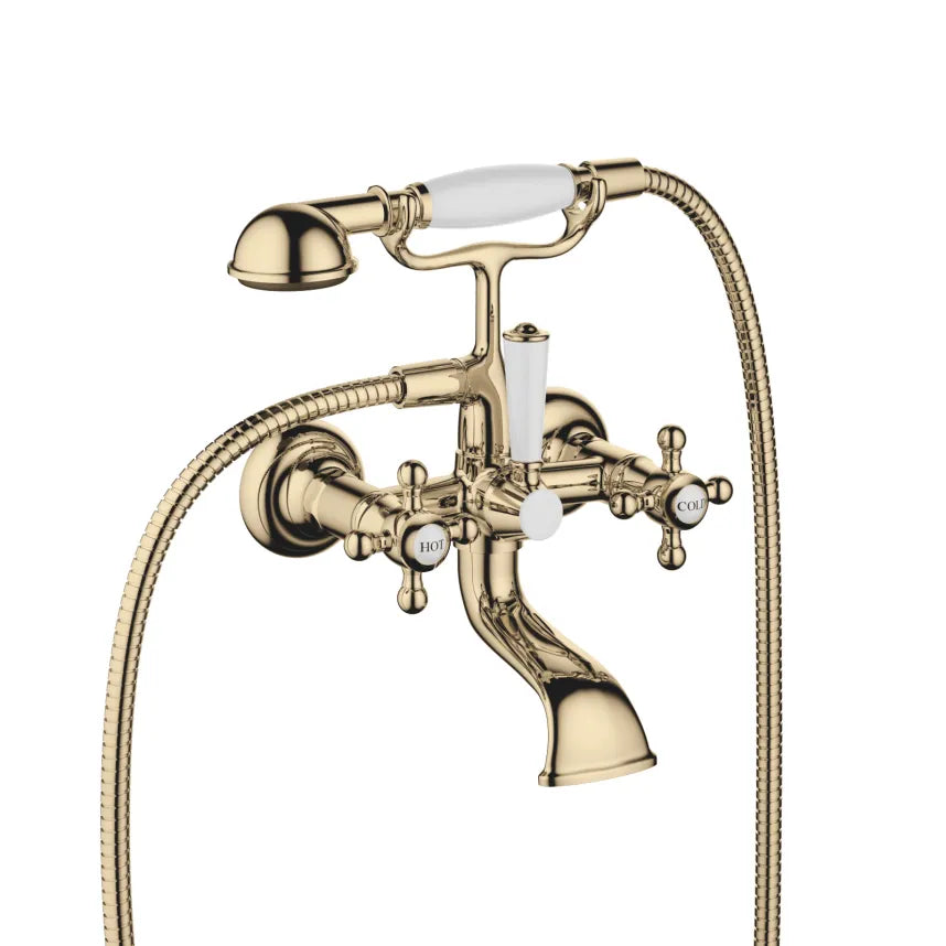 Dornbracht MADISON Tub Mixer for Wall-Mounted Installation with Hand Shower Set