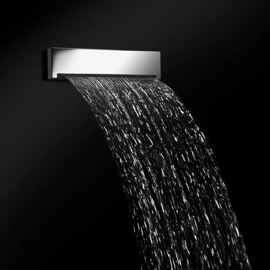 chrome cascade spout