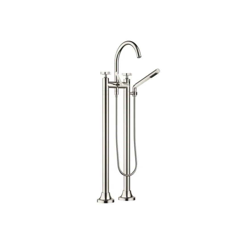 Dornbracht VAIA Two-Hole Tub Mixer for Freestanding Installation with Hand Shower Set