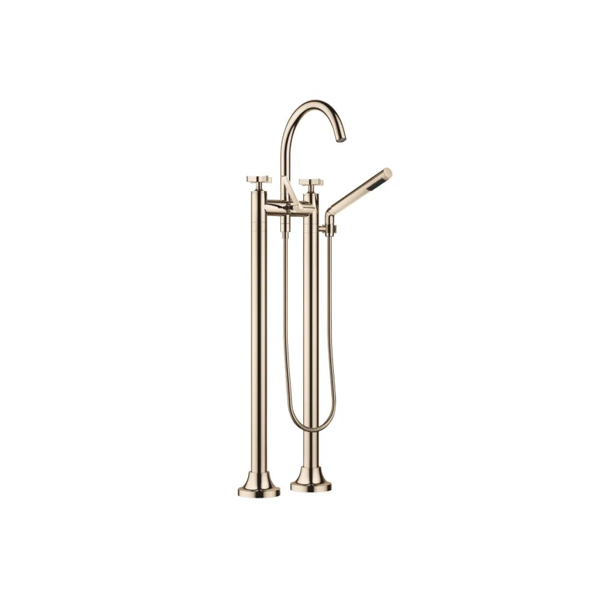 Dornbracht VAIA Two-Hole Tub Mixer for Freestanding Installation with Hand Shower Set