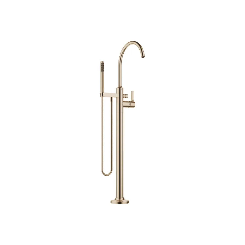 Dornbracht VAIA Single-Lever Tub Mixer with Stand Pipe for Freestanding Installation with Hand Shower Set