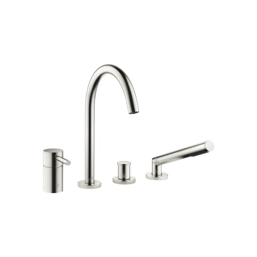 Dornbracht META Deck-Mounted Tub Mixer, with Hand Shower Set for Deck-Mounted Tub Installation