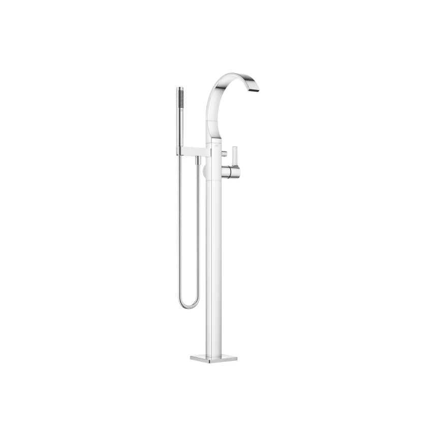 chrome lever tub mixer