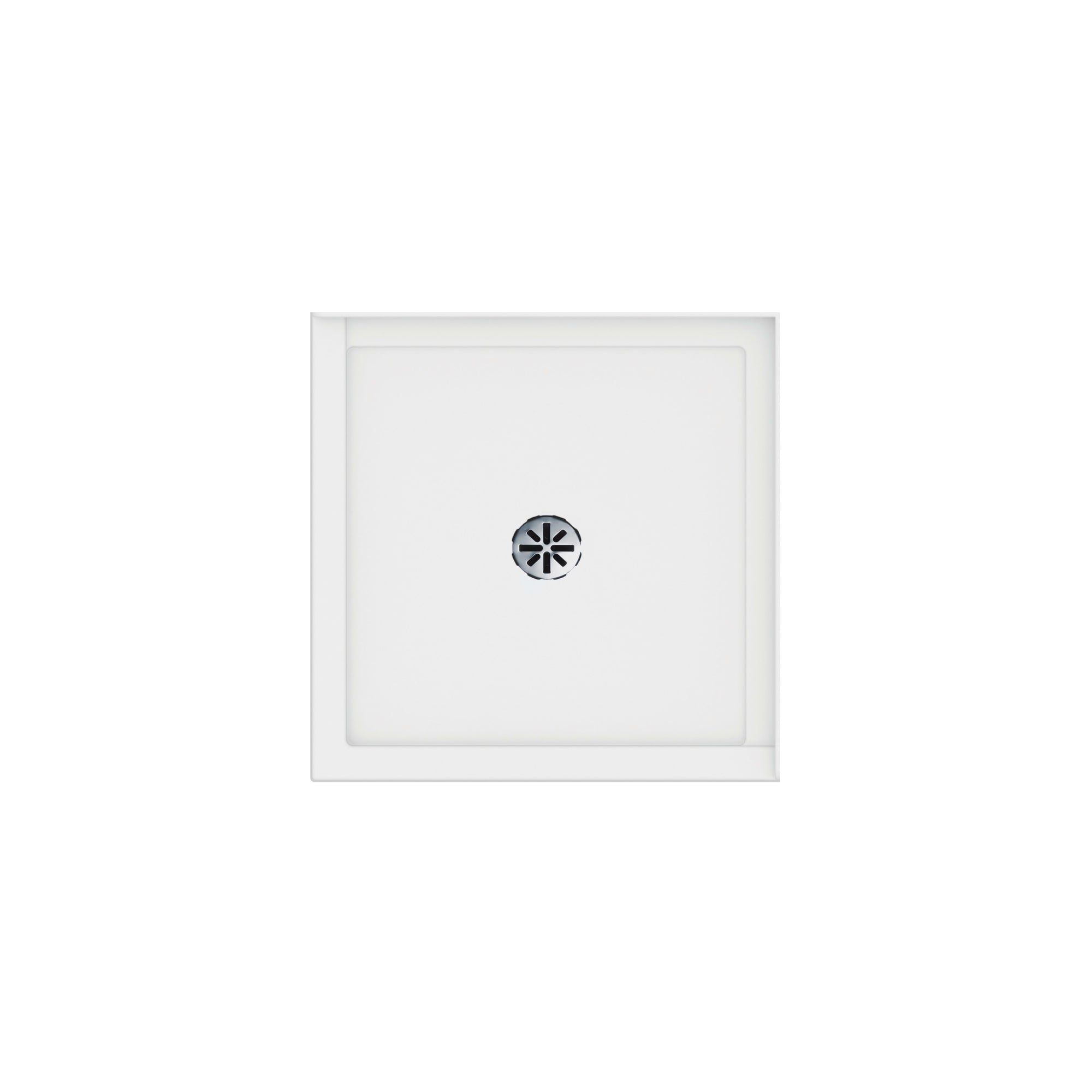 Neptune Impact Acrylic Shower Base in White