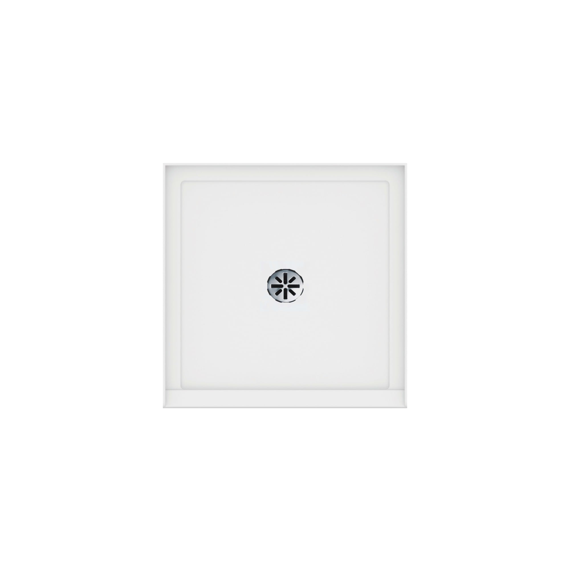 Neptune Impact Acrylic Shower Base in White