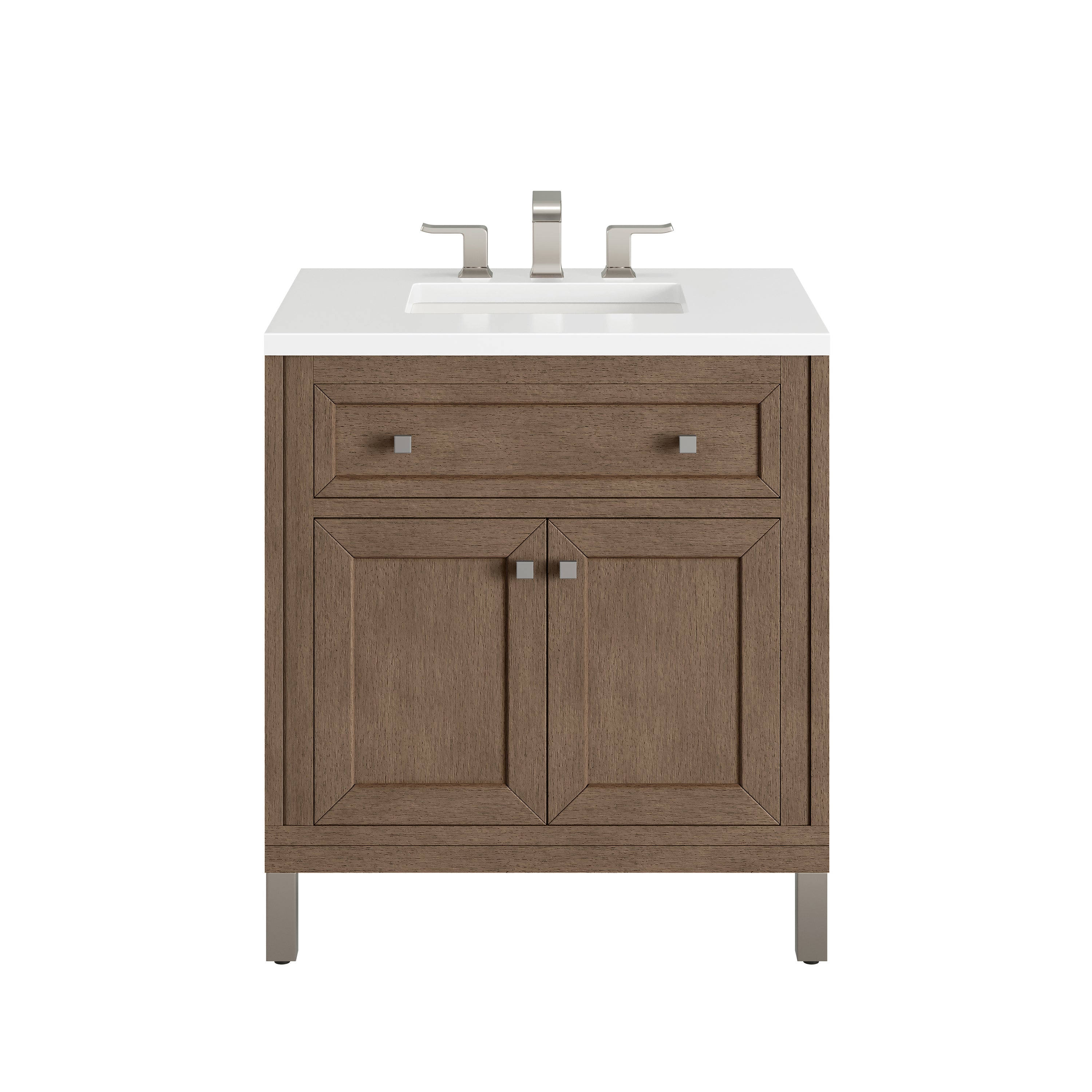 James Martin Vanities Chicago 30" Single Vanity - Whitewashed Walnut