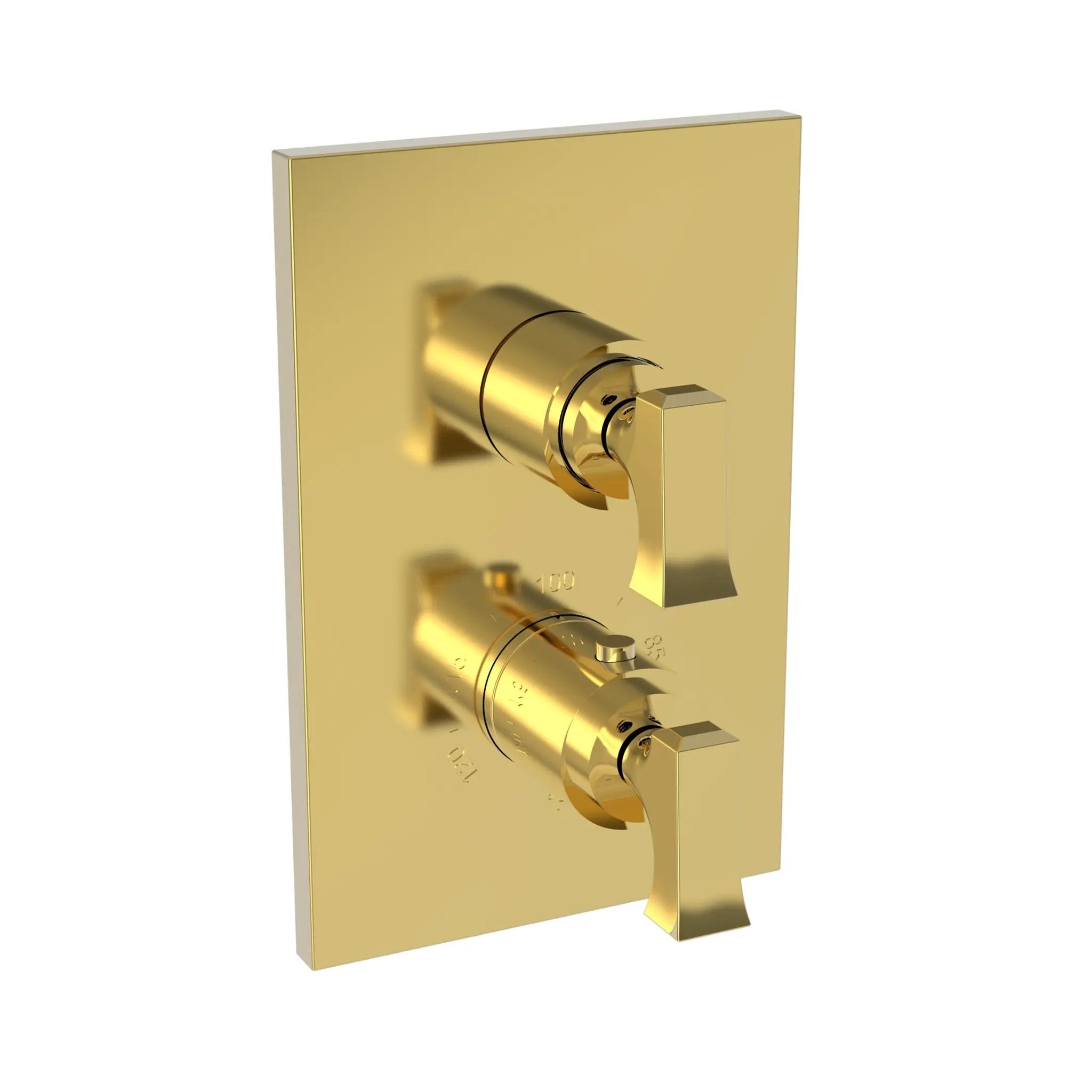 Newport Brass Joffrey 1/2" Square Thermostatic Trim Plate with Handle by Newport Brass