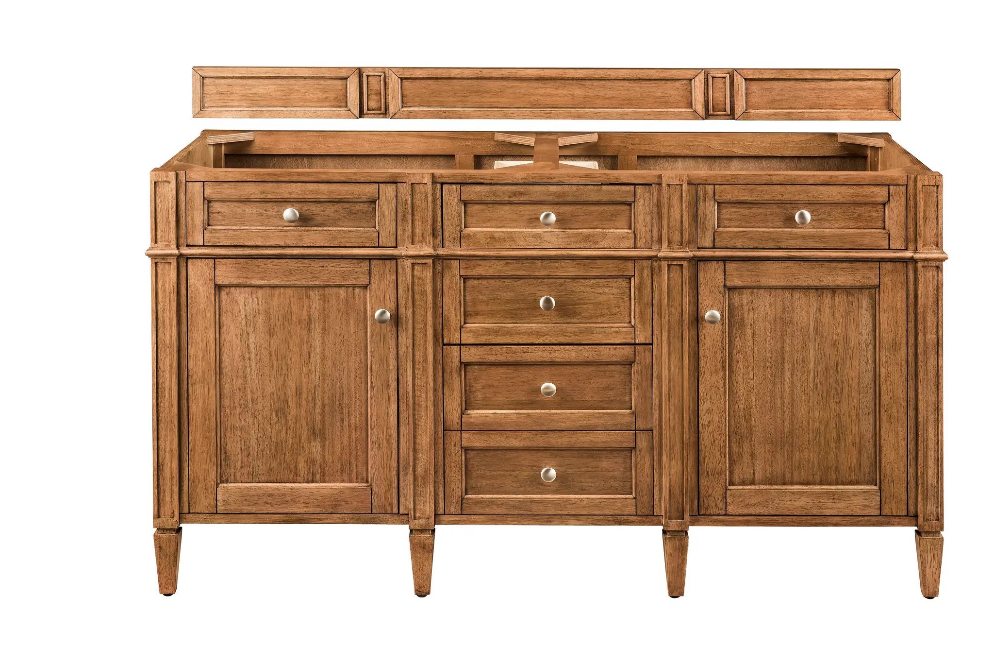 saddle brown vanity
