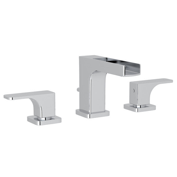 polished chrome bathroom faucet