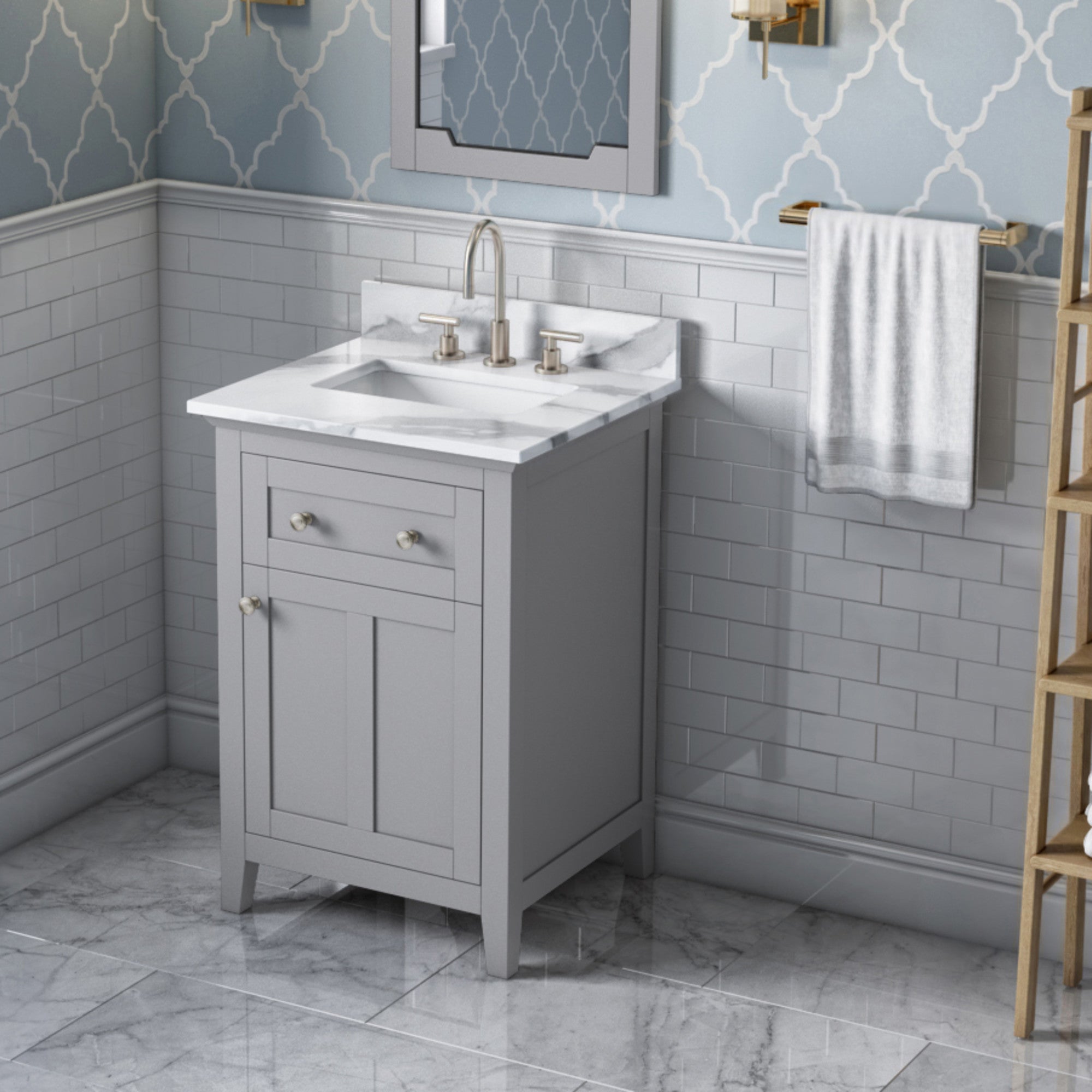 Jeffrey Alexander 24" Chatham Vanity Set