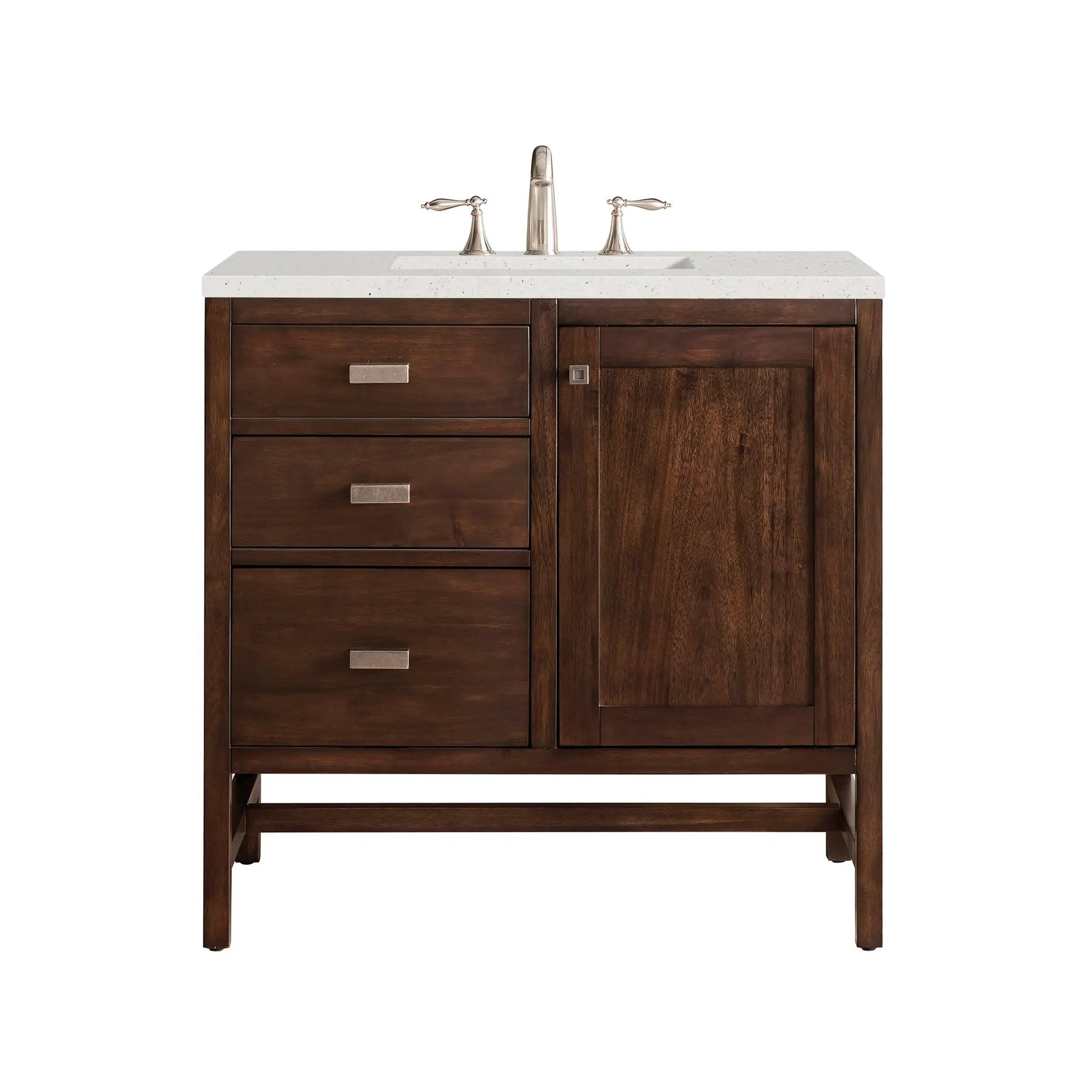 James Martin Addison 36" Single Vanity Set - Mid-Century Acacia by James Martin Vanities