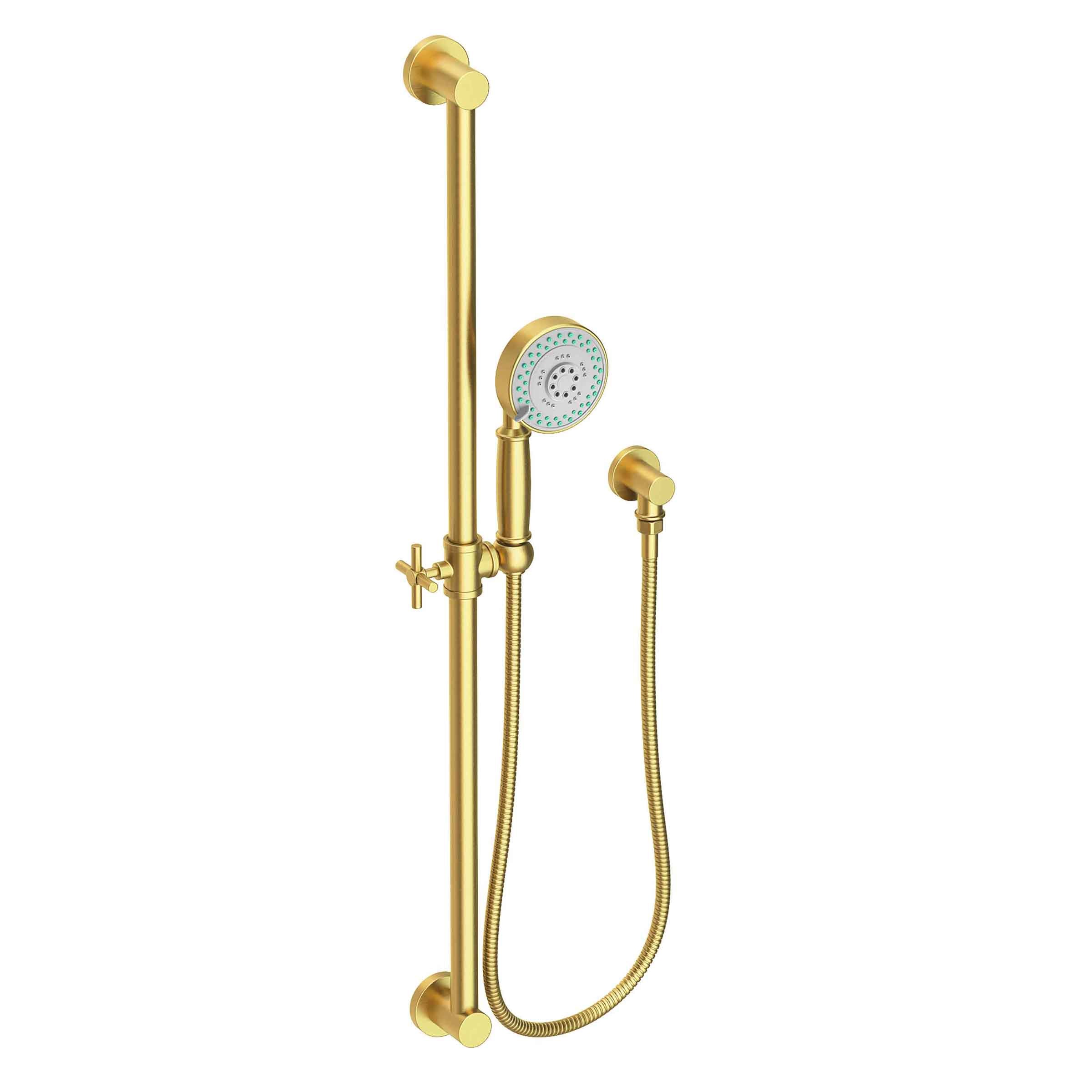 Newport Brass Tub & Shower Slide Bar with Multifunction Hand Shower Set