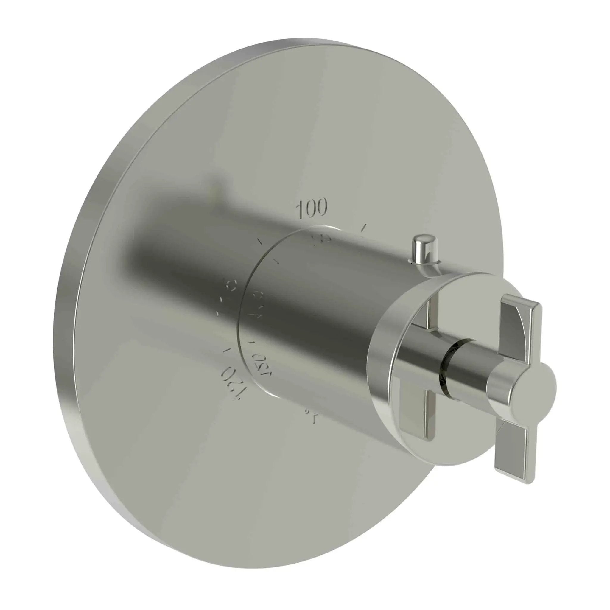 Newport Brass Tolmin 3/4" Round Thermostatic Trim Plate with Handle by Newport Brass