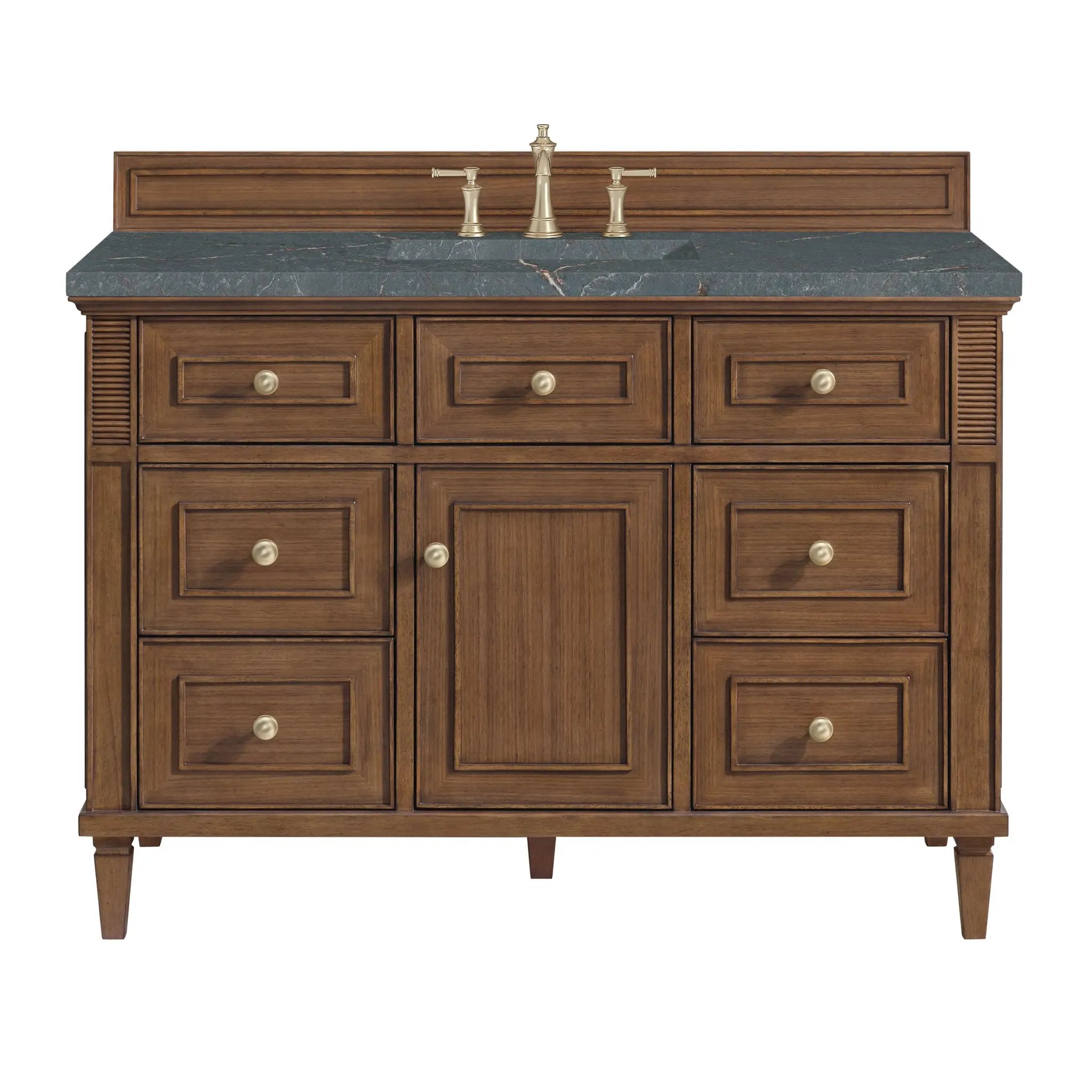 James Martin Lorelai 48" Single Vanity Set - Mid-Century Walnut by James Martin Vanities