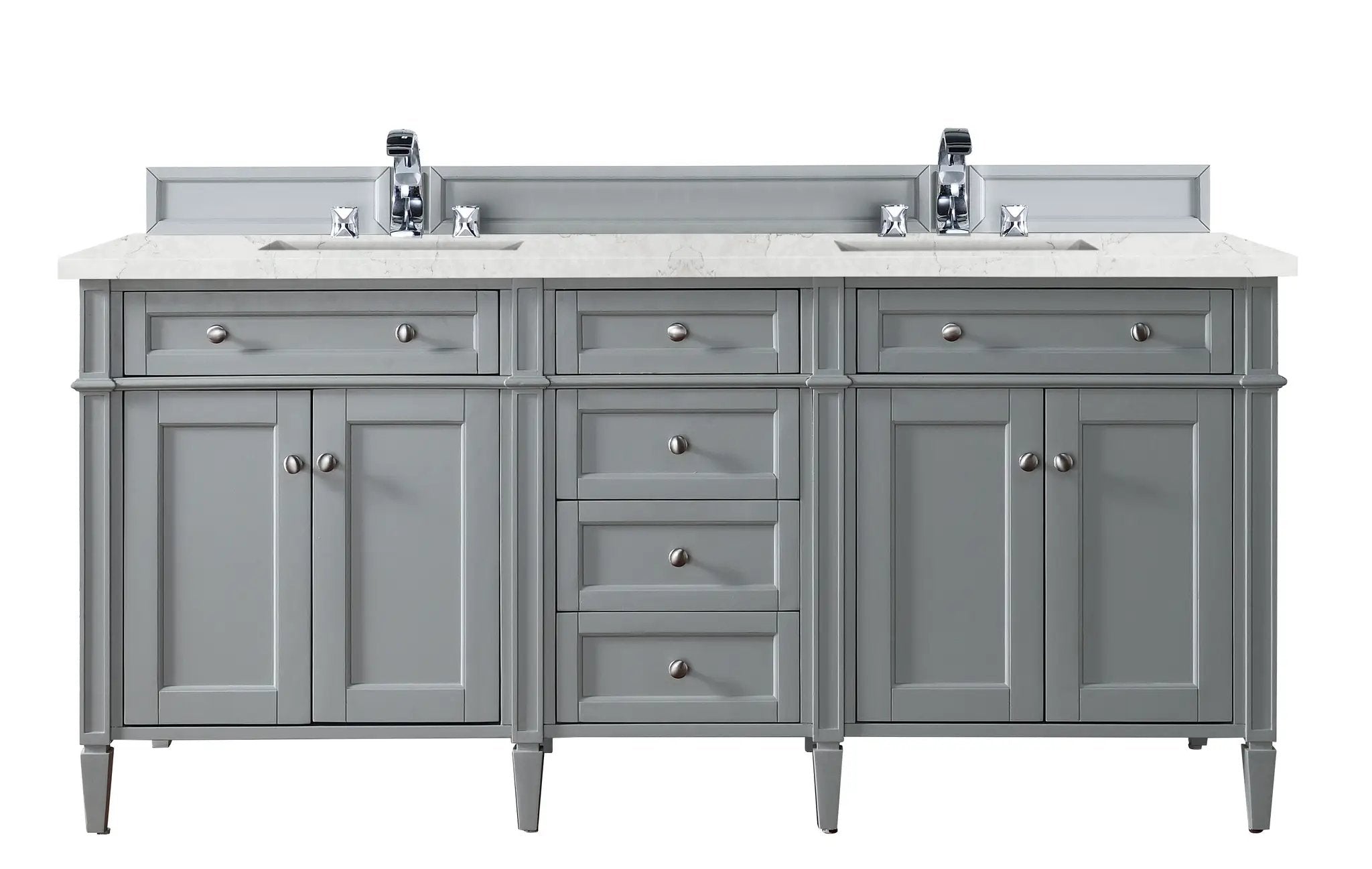 James Martin Brittany 72" Double Vanity Set - Urban Gray by James Martin Vanities