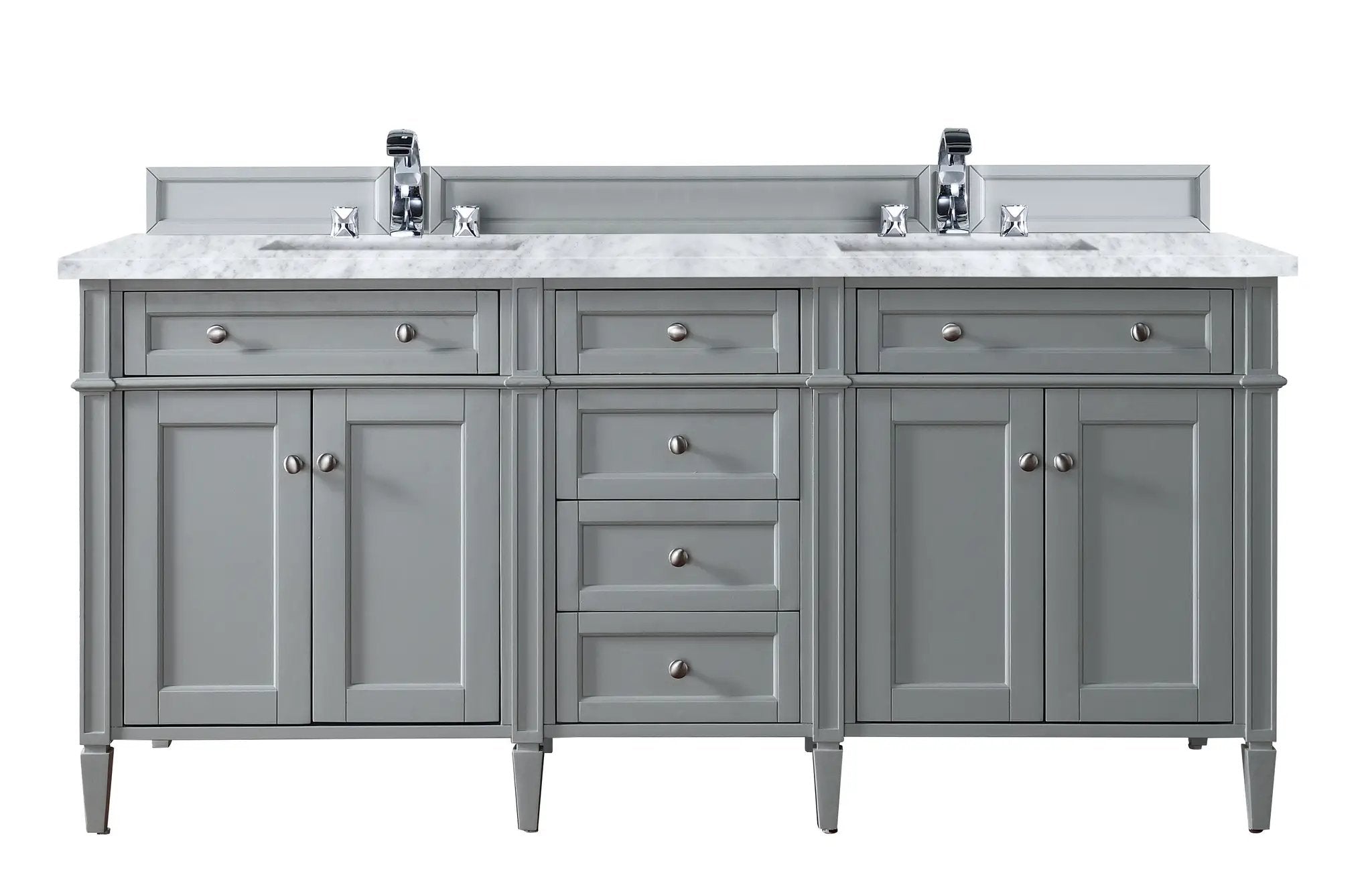 James Martin Brittany 72" Double Vanity Set - Urban Gray by James Martin Vanities