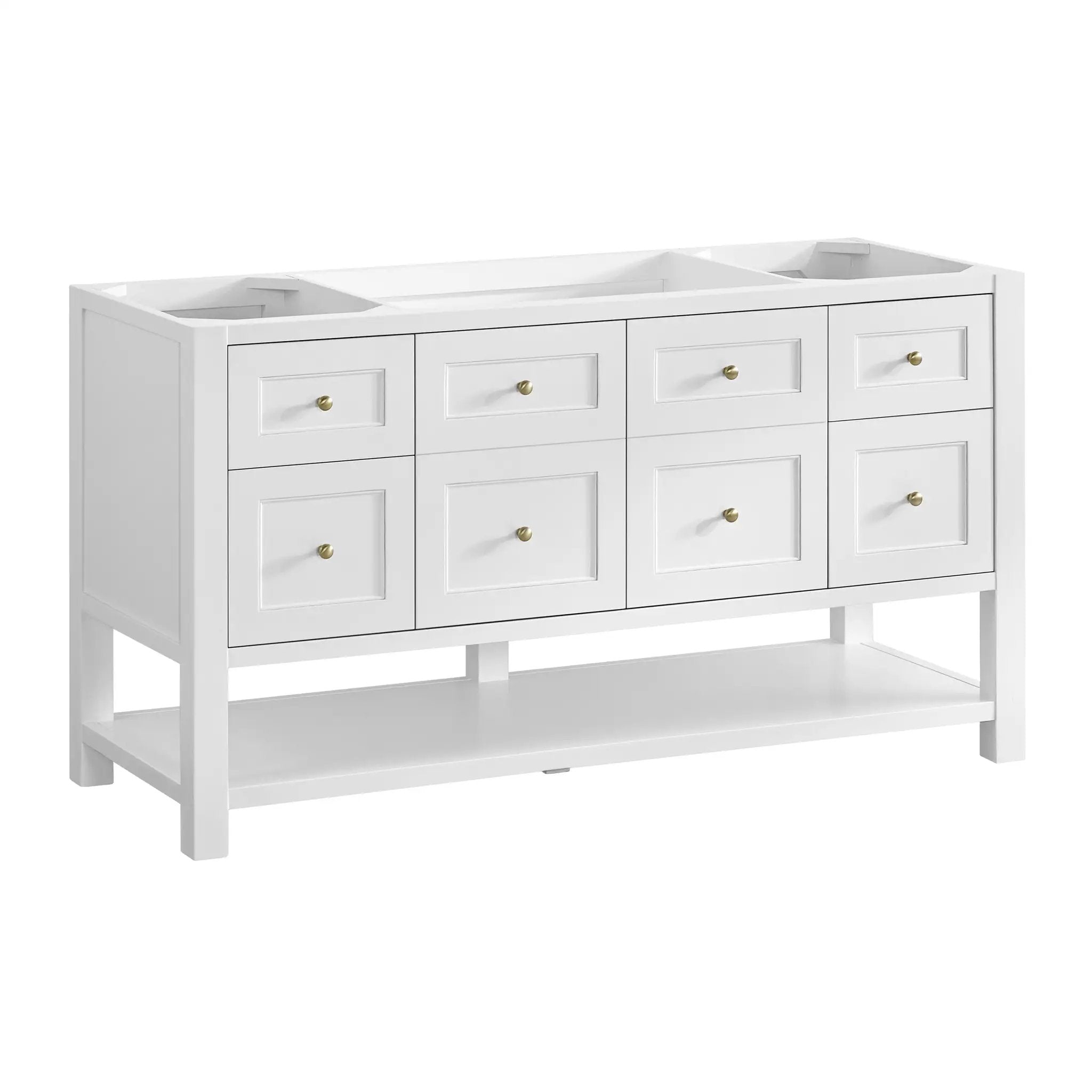 bright white vanity
