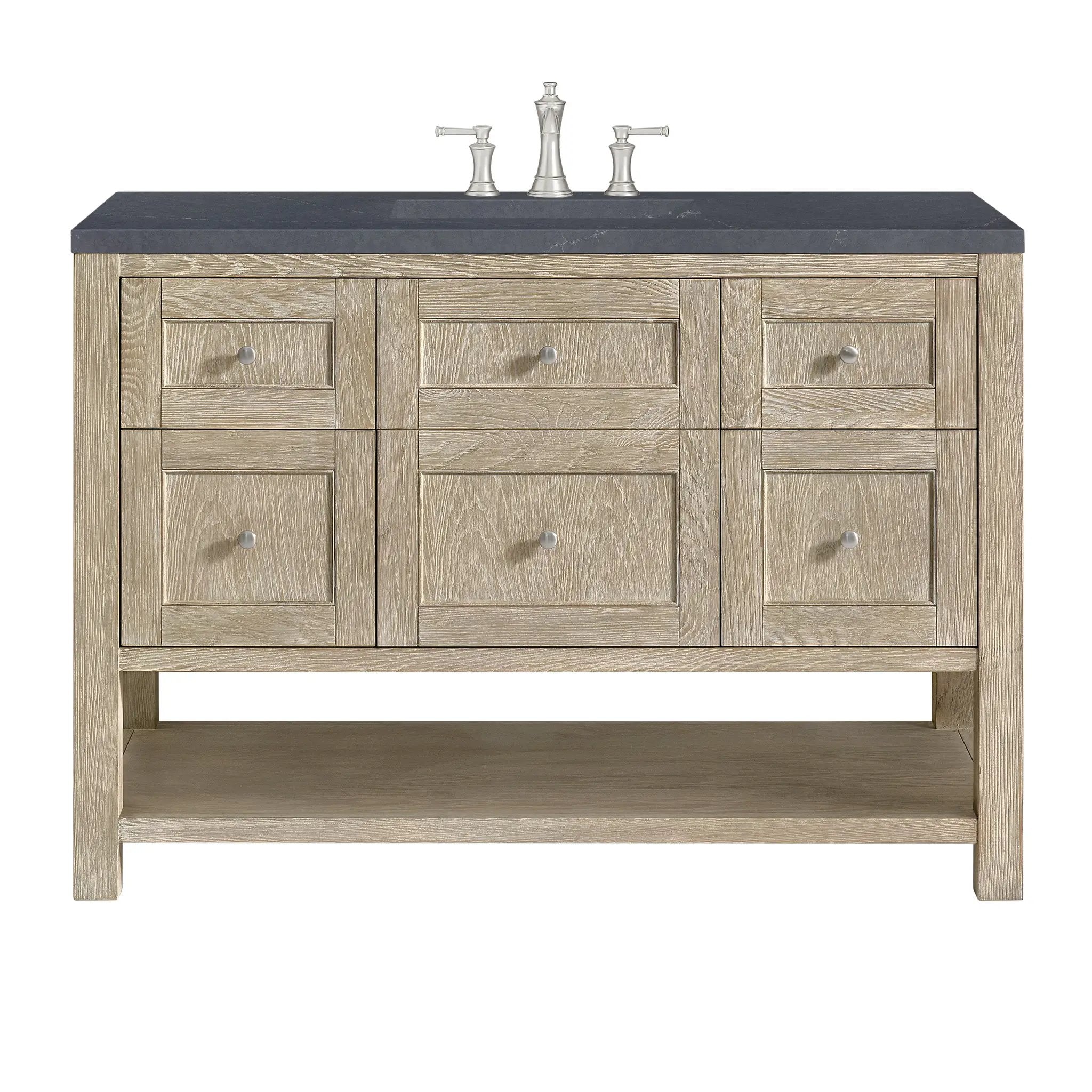 James Martin Breckenridge 48" Single Vanity Set - Whitewashed Oak by James Martin Vanities