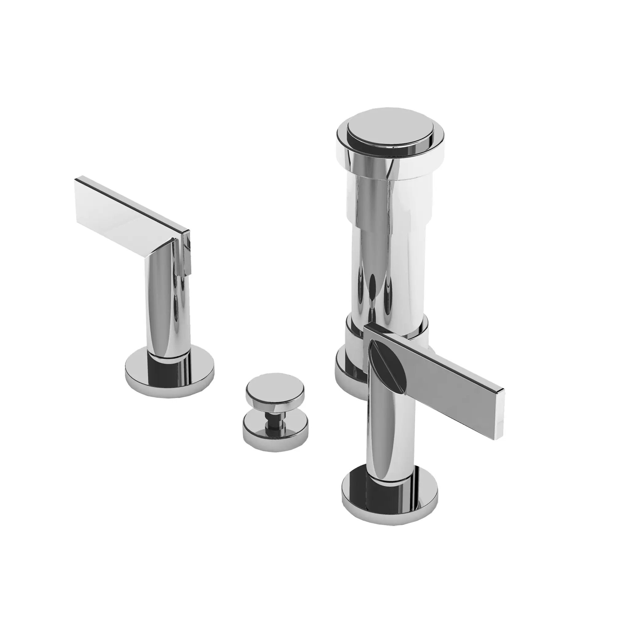 Polished Chrome Bidet Set