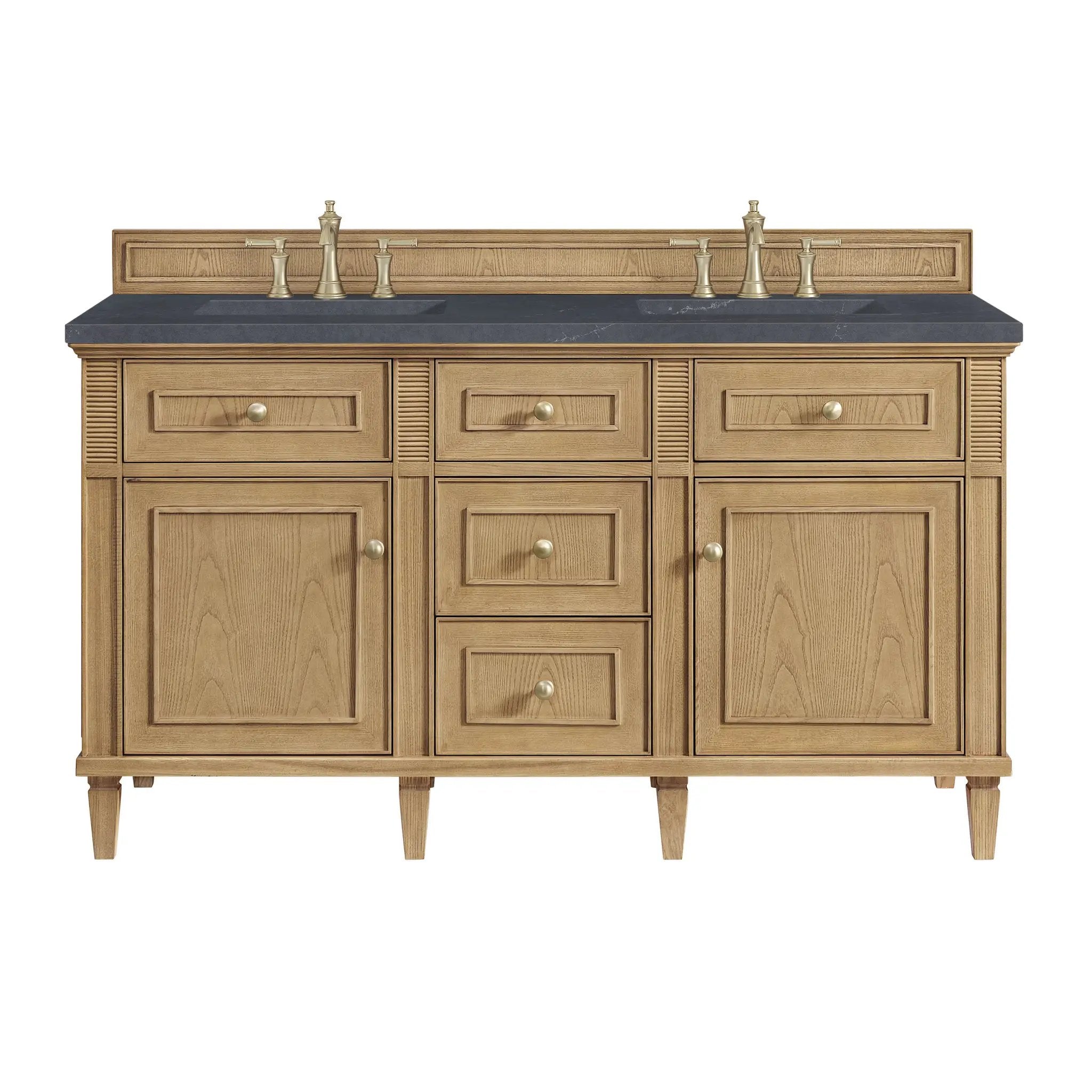 James Martin Lorelai 60" Double Vanity Set - Light Natural Oak by James Martin Vanities