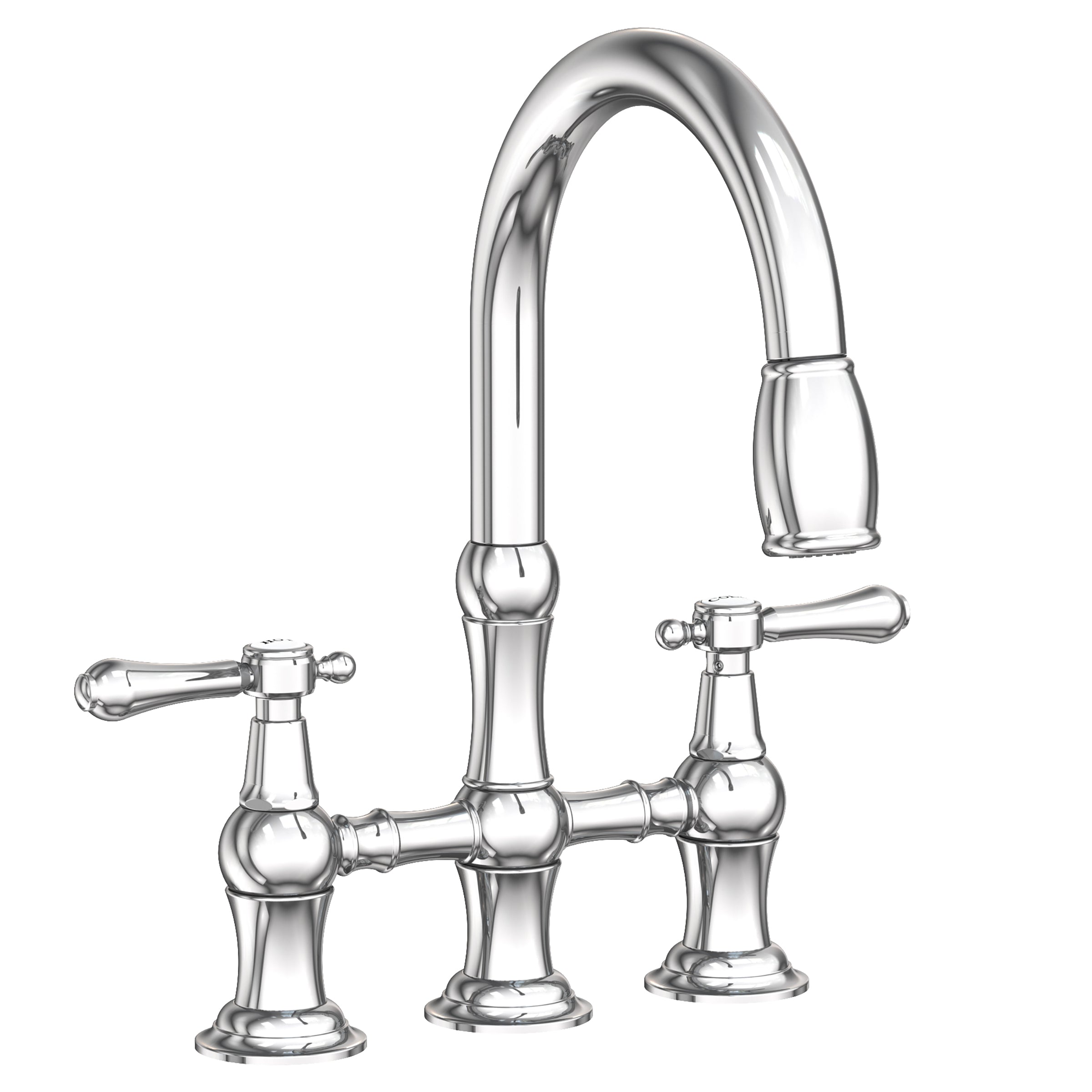 polished chrome faucet