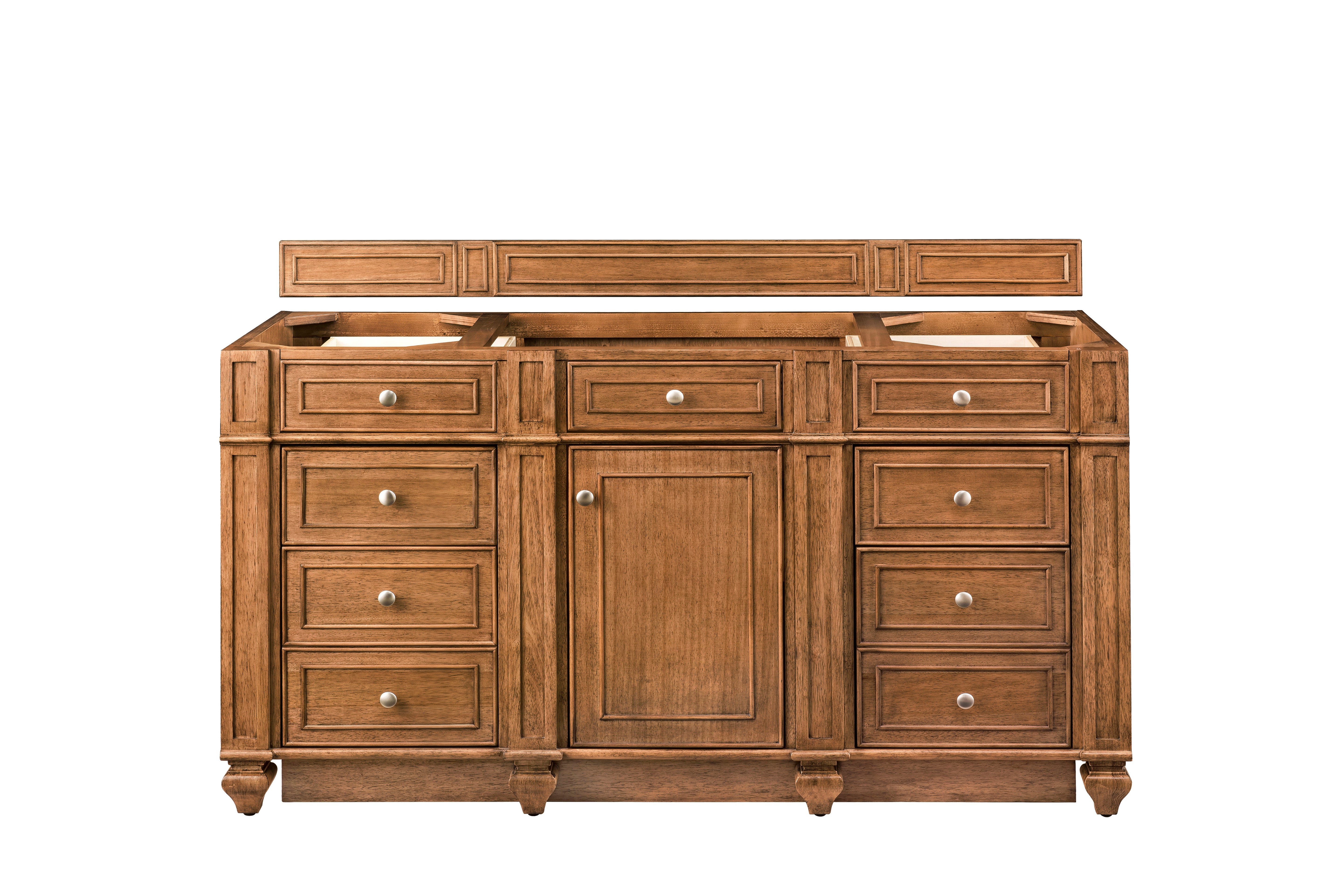 James Martin Vanities Bristol 60" Single Vanity - Saddle Brown