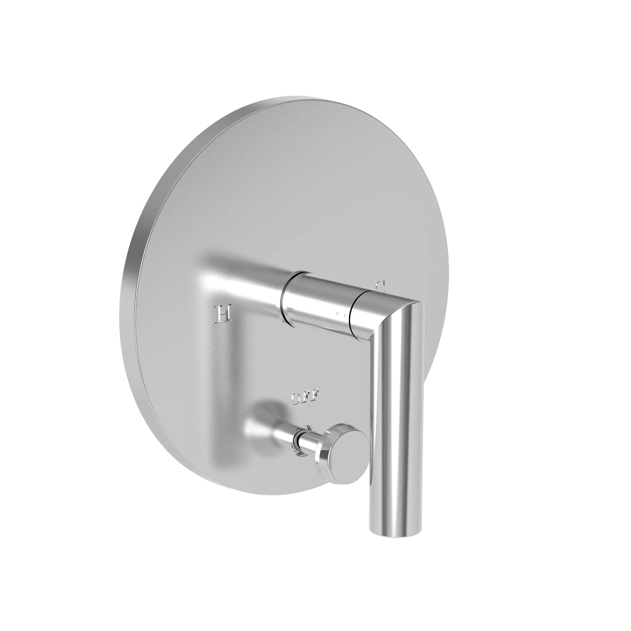 polished chrome diverter plate