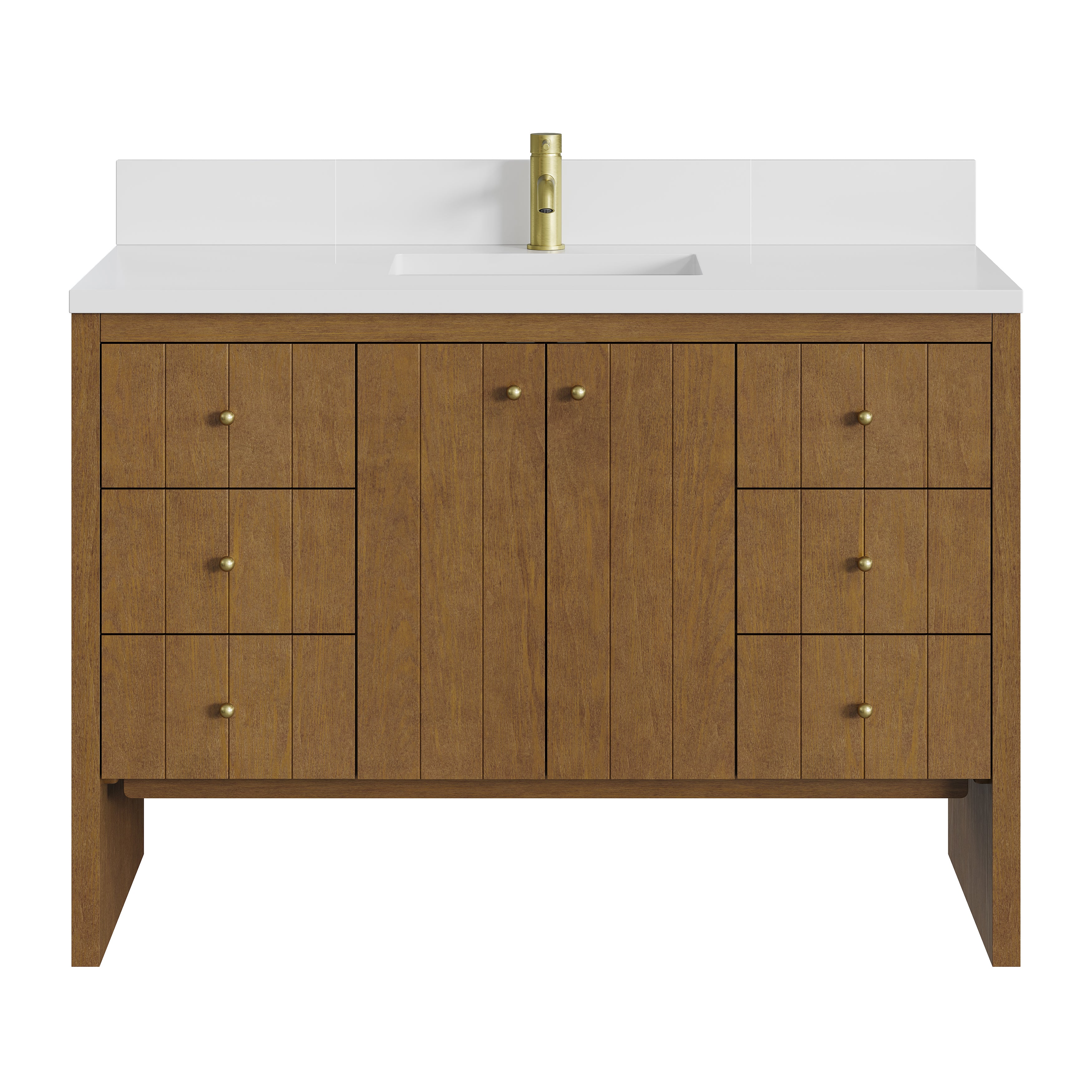 James Martin Hudson 48" Single Vanity Set - Honey Oak by James Martin Vanities